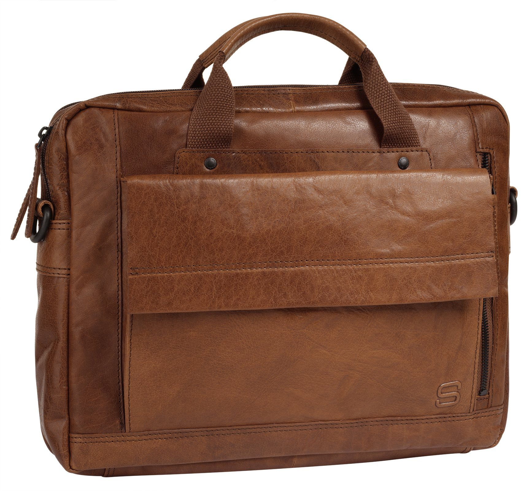 Spikes & Sparrow Aktentasche, echt Leder günstig online kaufen