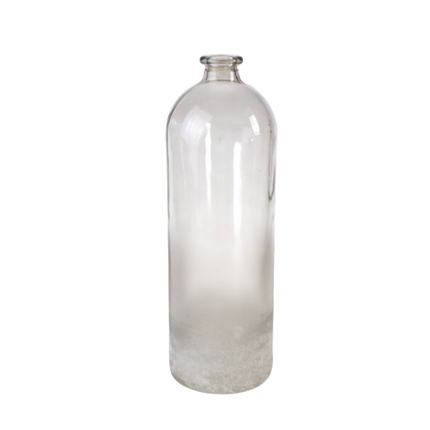 Werner Voß Dekovase Bodenvase Bottle - grau-gefrostet - Glas - 13,5x41 cm. € 41,99