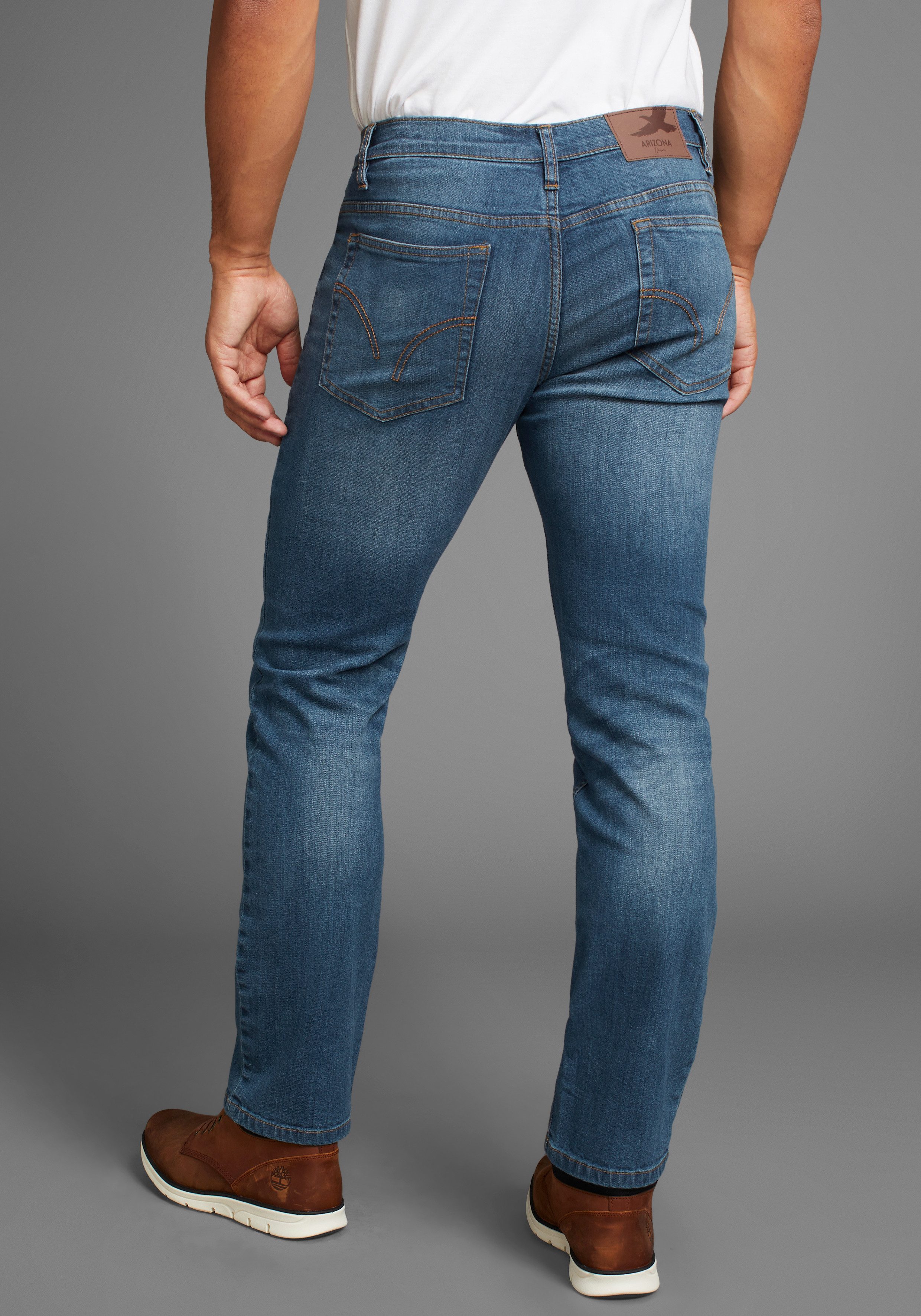 Arizona Gerade Jeans gerade geschnittenes Bein, niedrige Leibhöhe – Bild 2 von 5
