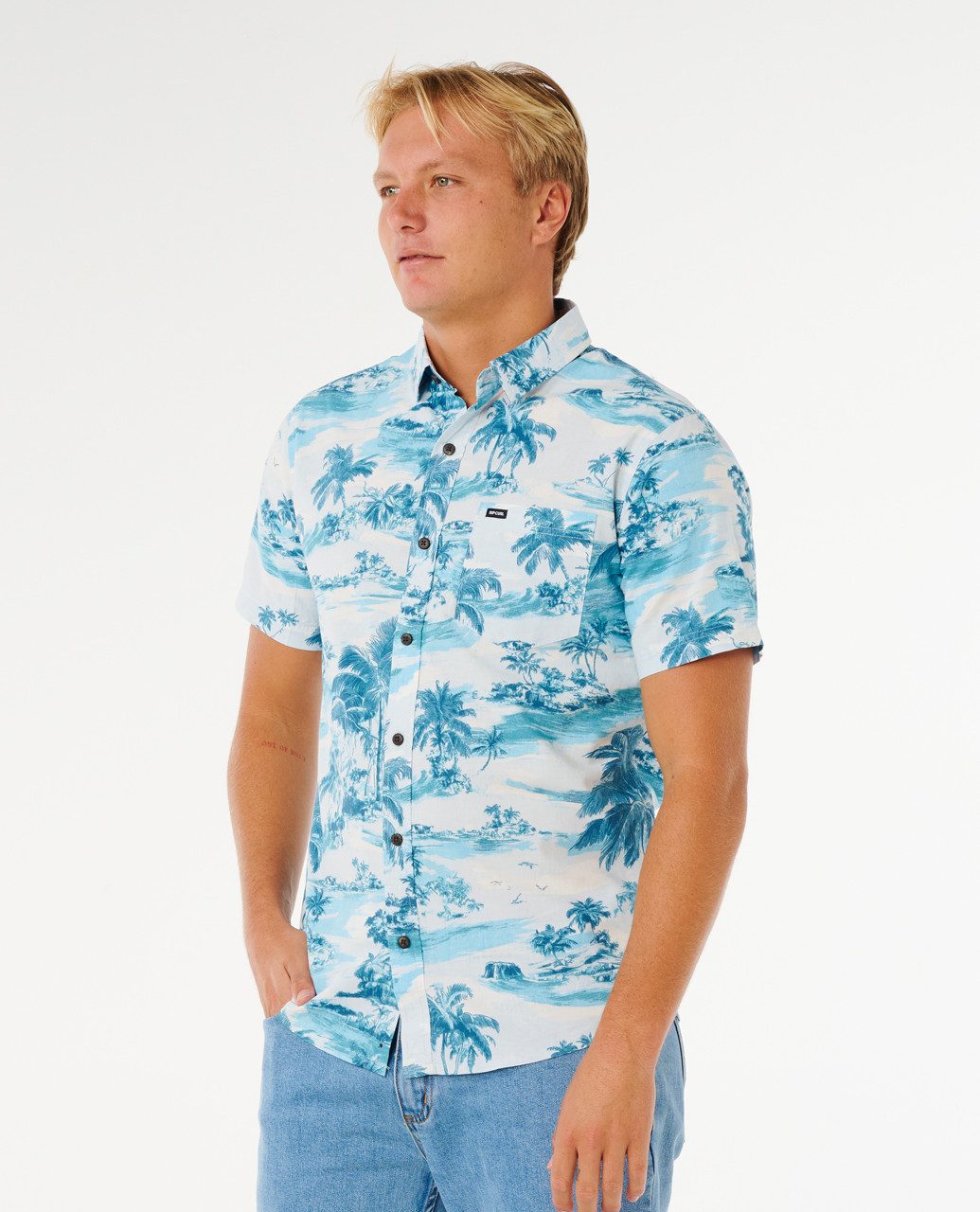 Rip Curl Hawaiihemd Rip Curl Sessions Short Sleeve Shirt