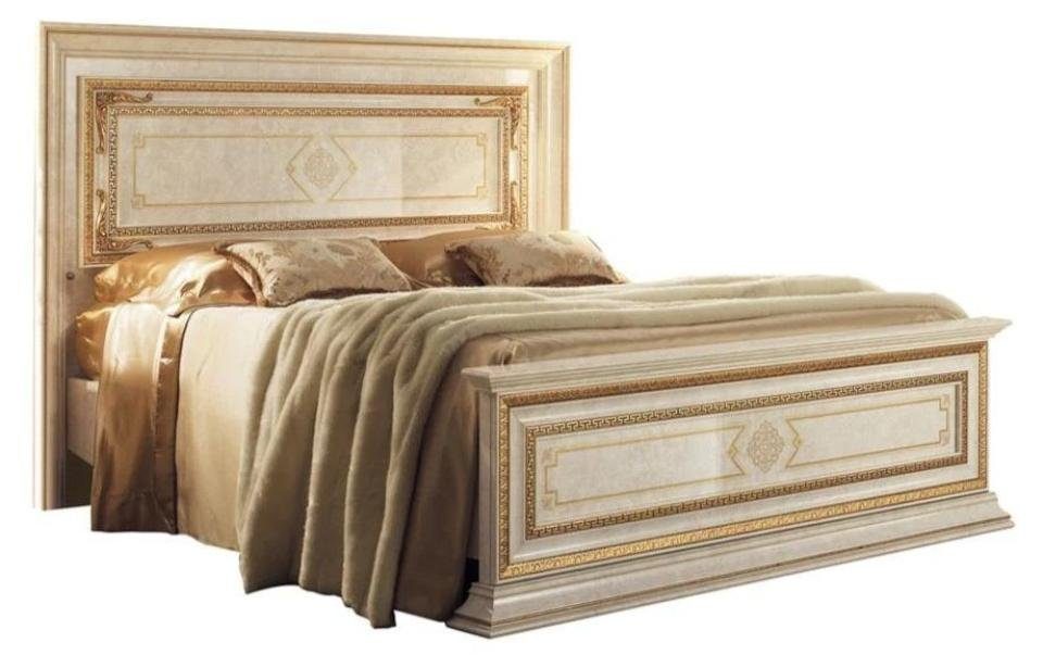 JVmoebel Bett Bett Klassischen Stil Betten Doppel Luxus Holz Möbel Schlafzimmer