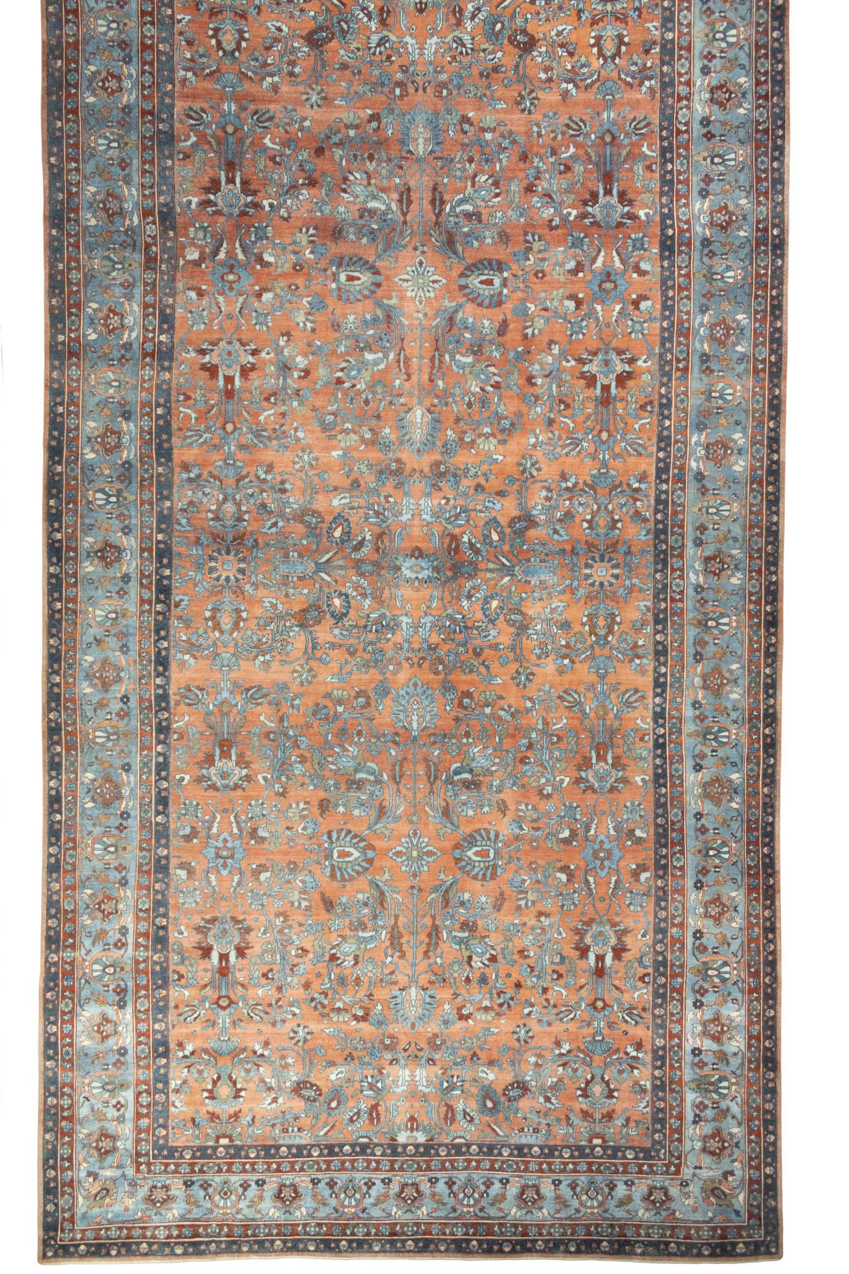 CABBEL Orientteppich 690x375 cm Perser Mehraban Rot Schurwolle Handgeknüpft Nomaden Unikat, rechteckig, Höhe: 6 mm, 100% Schurwolle – weich, pflegeleicht, solide Knüpfdichte