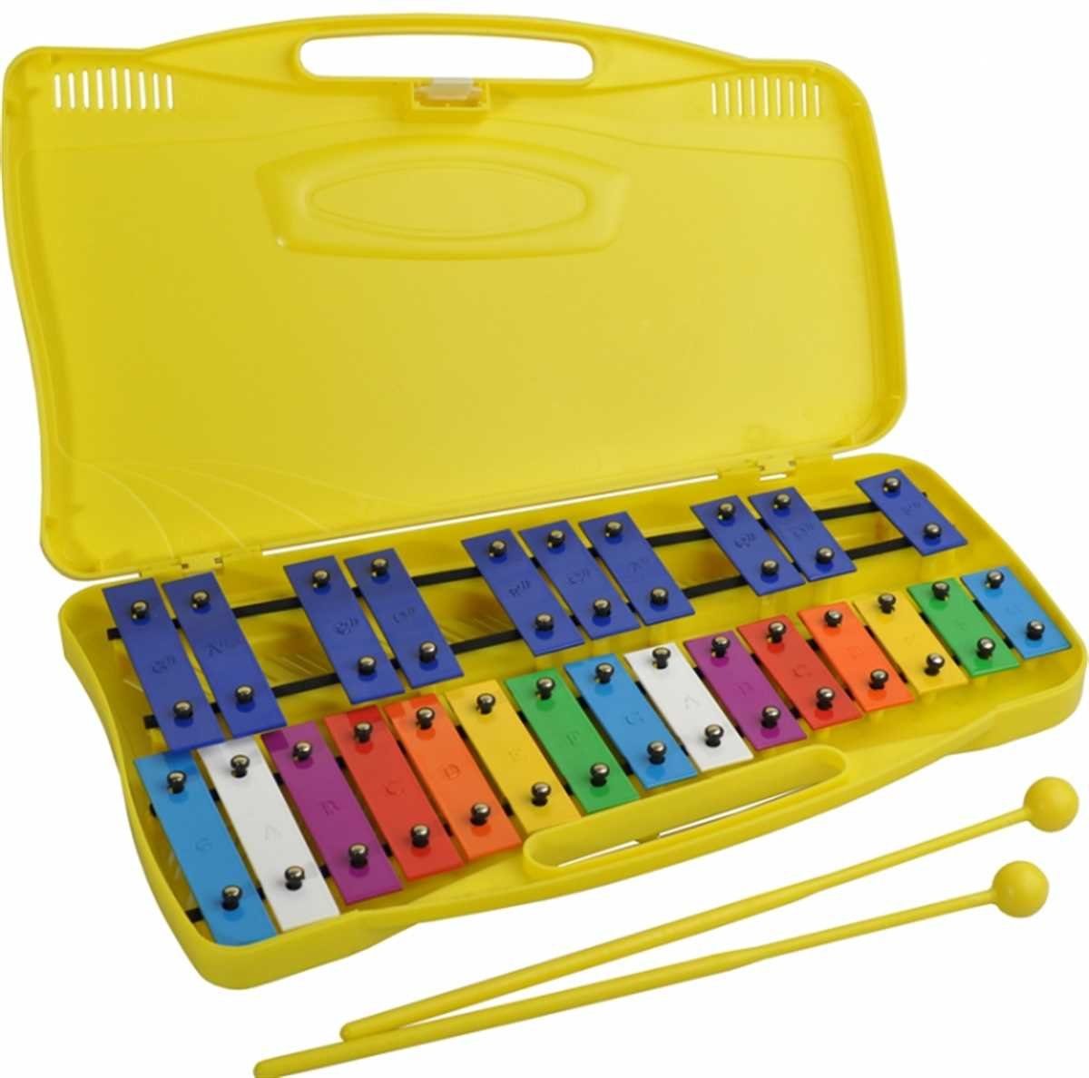 Steinbach Glockenspiel Glockenspiel Sopran 25 bunte Klangplatten chromatisch