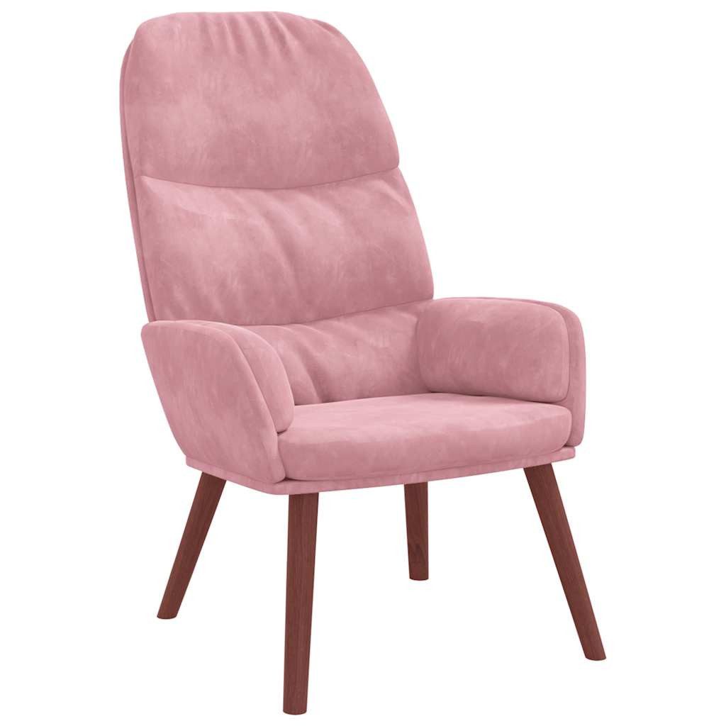 vidaXL Sessel Relaxsessel Rosa Samt (1-St) günstig online kaufen