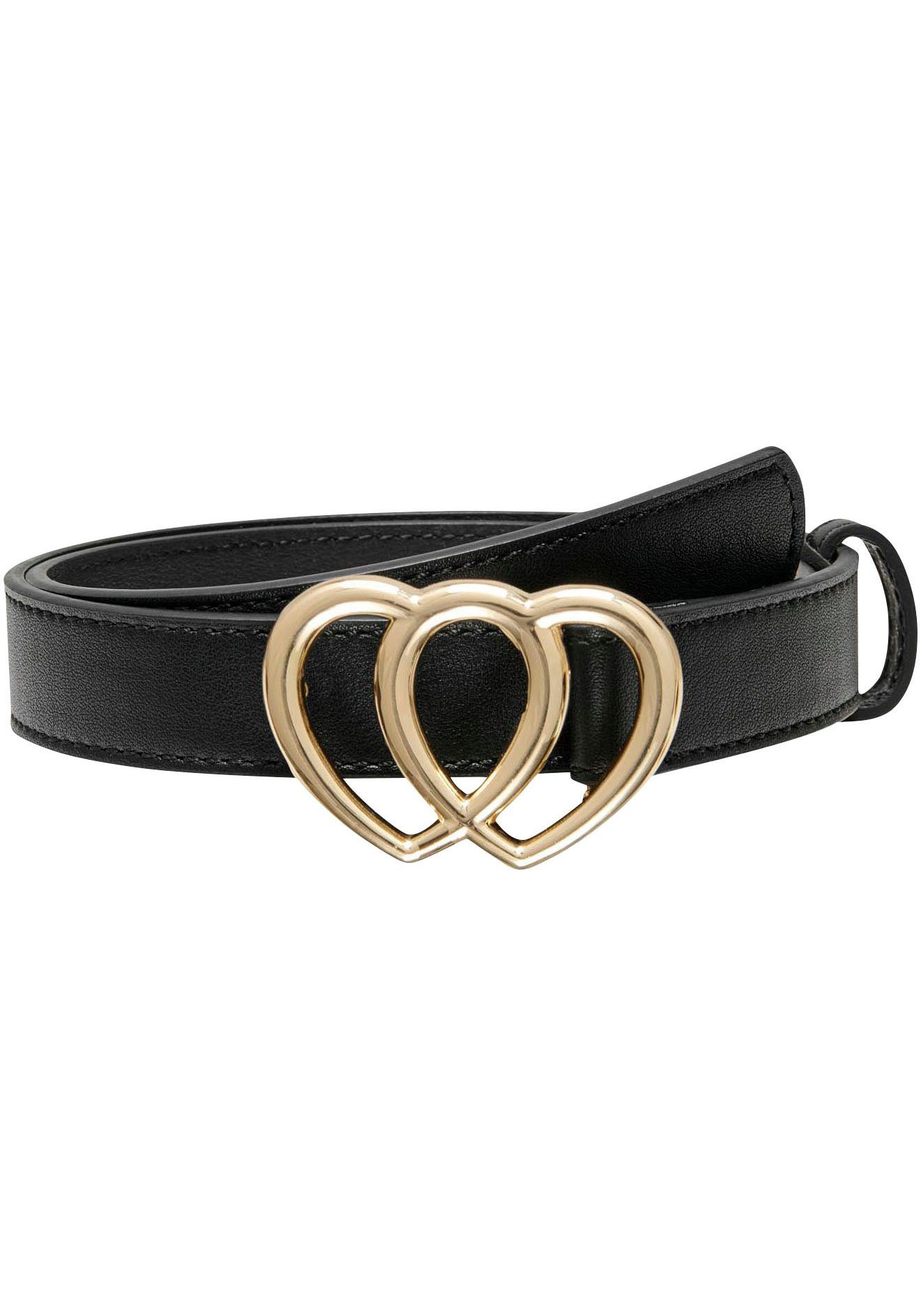 BELT, HEART JEANS Verstellbare KOGPINA Schnalle Synthetikgürtel PU ONLY mit Herzmotiv KIDS