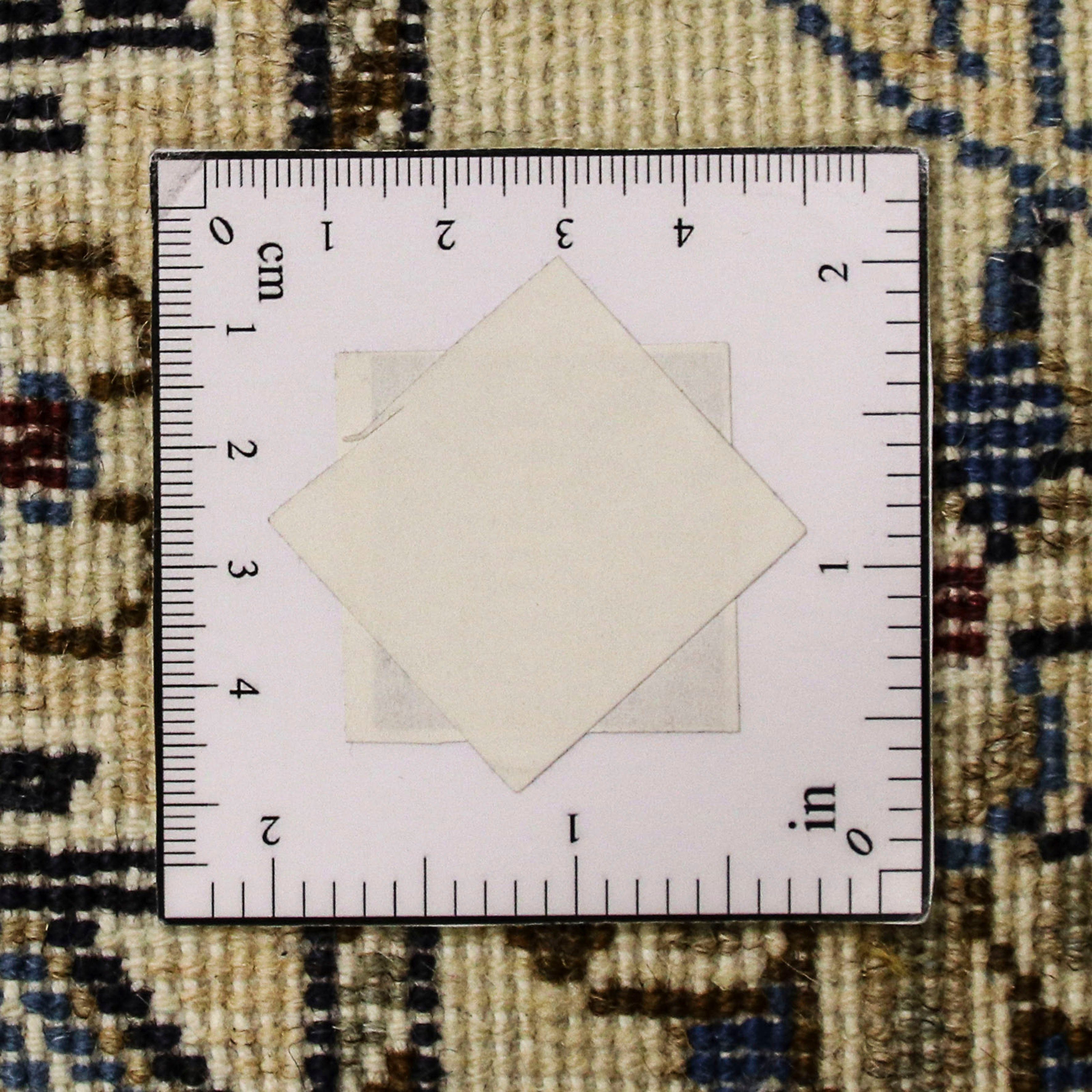 morgenland, Orientteppich Handgeknüpft, 284 Perser Einzelstück Zertifikat x rechteckig, beige, 12 mm, Nain 76 Höhe: - - mit cm - Wohnzimmer,