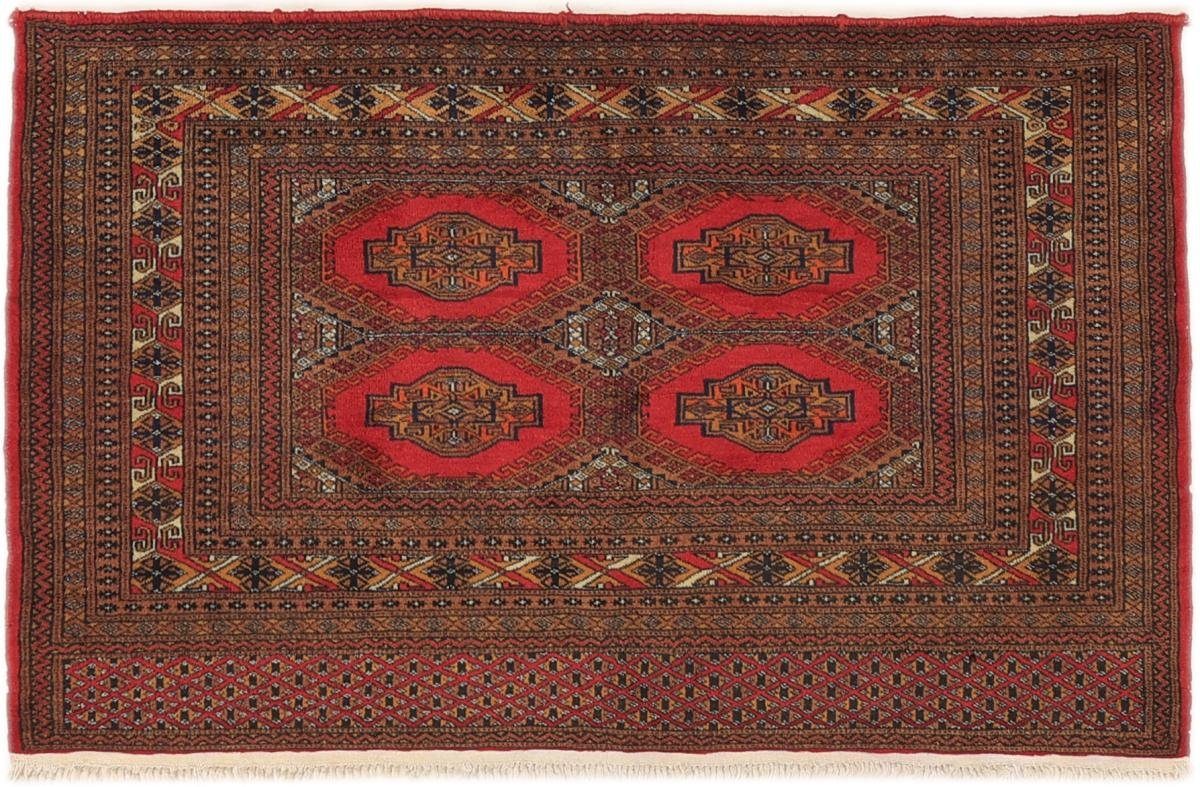 Orientteppich Turkaman 78x129 Handgeknüpfter Orientteppich / Perserteppich, Nain Trading, rechteckig, Höhe: 6 mm