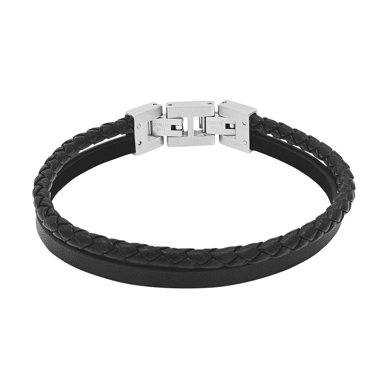 TOM TAILOR Lederarmband Schmuck Geschenk Edelstahl Leder