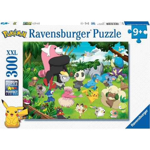 Ravensburger Puzzle Wilde Pokémon, 300 Puzzleteile, Made in Germany; FSC®- schützt Wald - weltweit