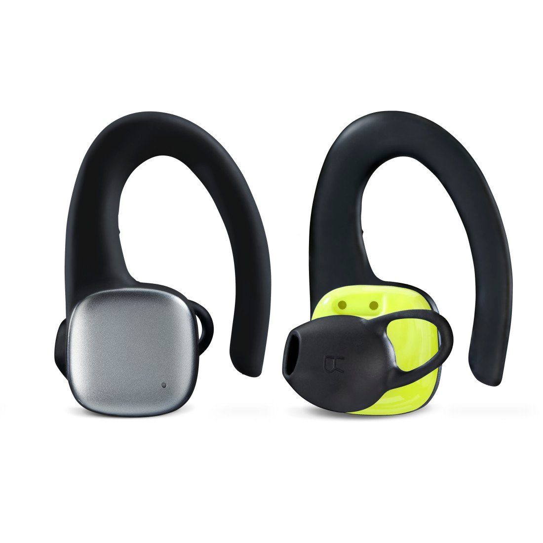 Hama Wireless Bluetooth Headset, In-Ear Bluetooth Kopfhörer für den Sport Bluetooth-Kopfhörer (Freisprechfunktion, Sprachsteuerung, True Wireless, integrierte Steuerung für Anrufe und Musik, Google Assistant, Siri, A2DP Bluetooth, AVRCP Bluetooth, HFP, HSP, SPP, kabellos, mit Bügel und Mikrofon, schweißressistent, Reichweite 10m) schwarz-gelb