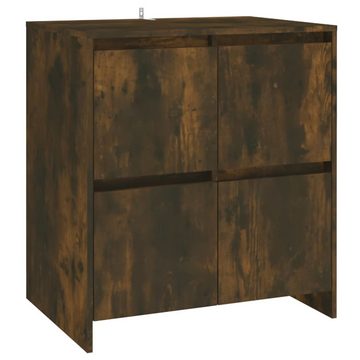 vidaXL Sideboard 2-tlg. Sideboard Räuchereiche Holzwerkstoff (2 St)