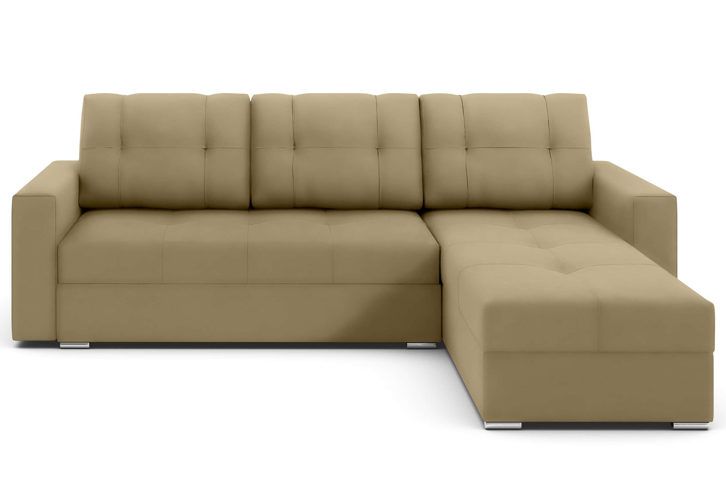 Stylefy Sitzkomfort, Ecksofa Design L-Form, Eckcouch, Bettfunktion, Modern Adelina, mit mit Bettkasten, Sofa,