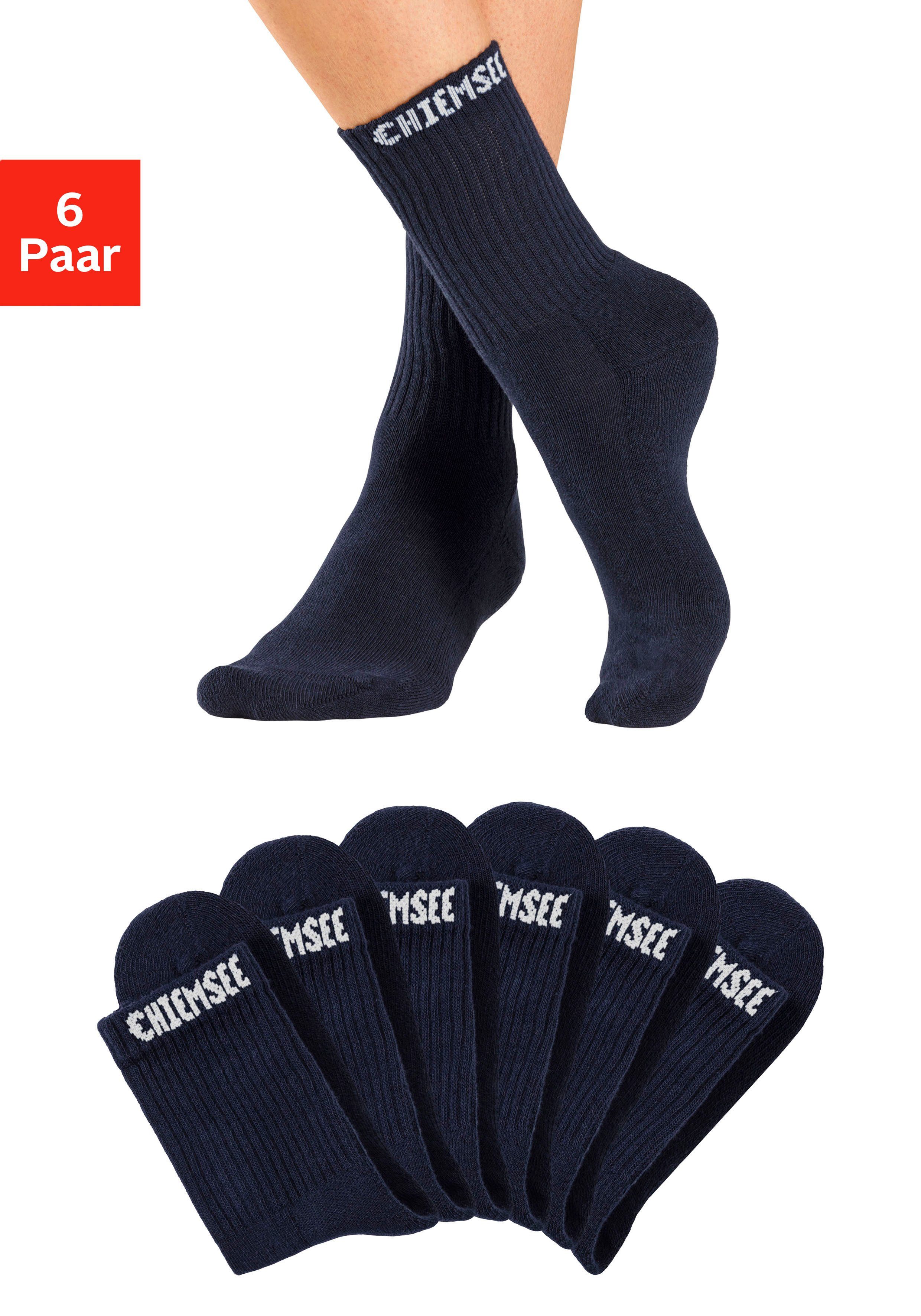Chiemsee Tennissocken (Packung, 6-Paar) mit eingestricktem Markennamen günstig online kaufen