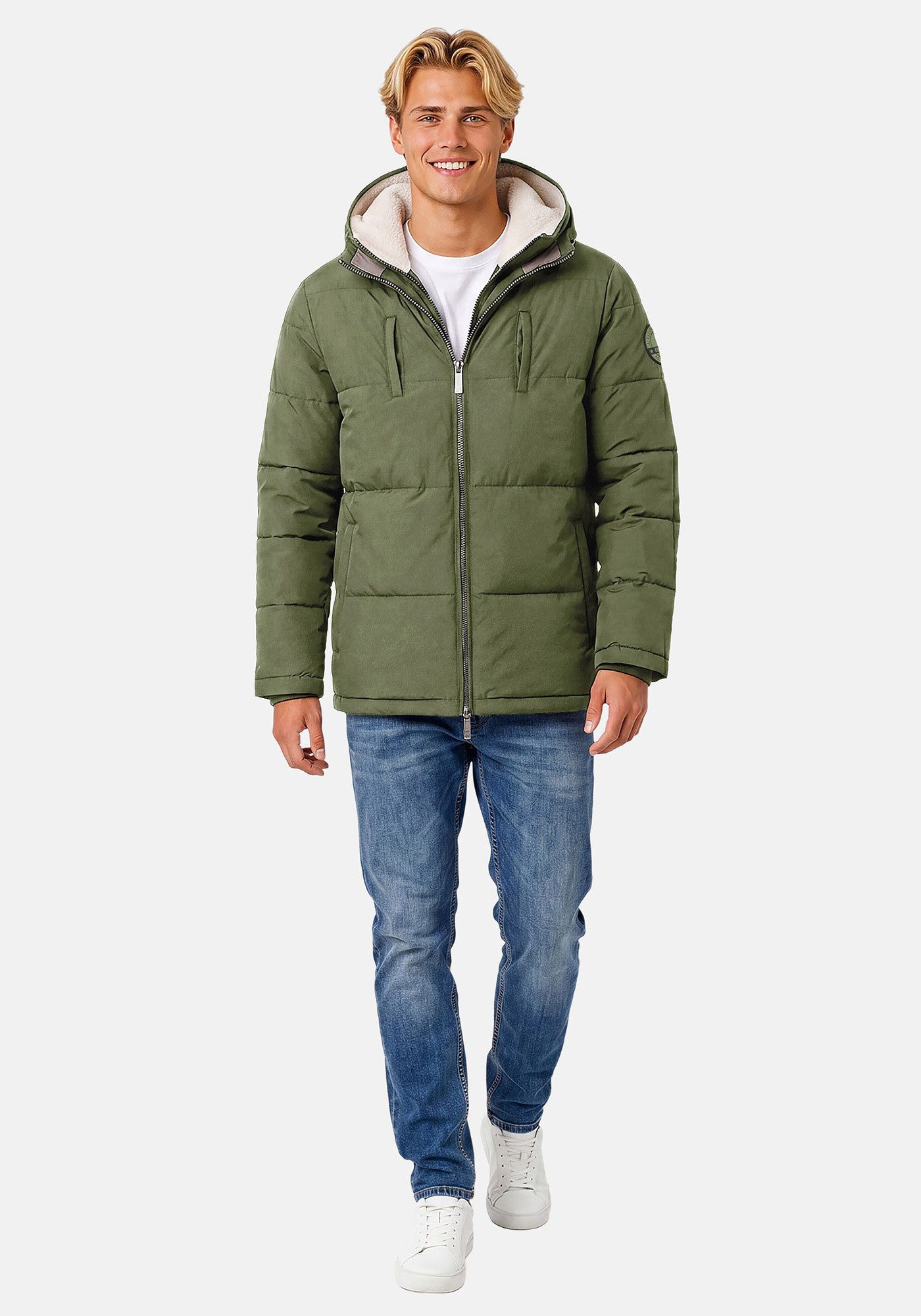 Alessandro Salvarini Winterjacke ASFredii mit abnehmbaren Teddy-Fleece-Innenlayer