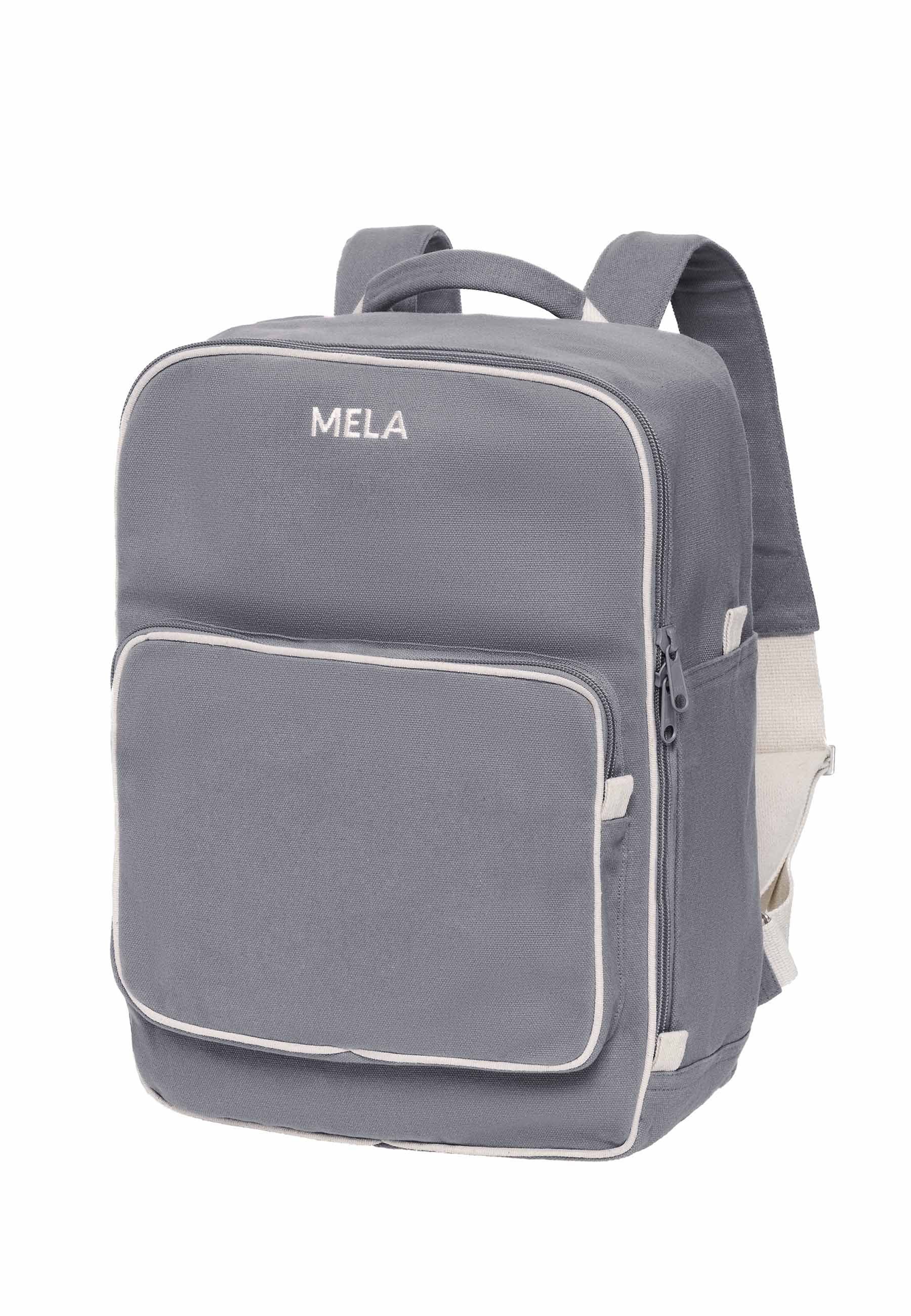 MELA Rucksack Rucksack MELA II, Reißverschluss bis zum Boden (Vorderseite lässt sich komplett öffnen & vereinfacht das Packen)