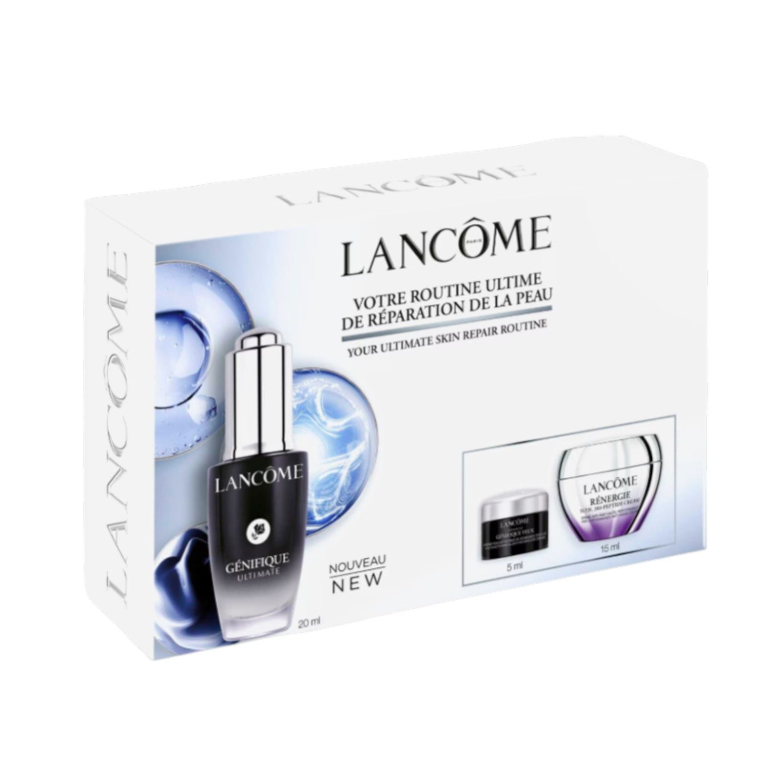 LANCOME Догляд за обличчям-Set LANCÔME Génifique Ultimate Serum 20 ml Starter Kit 1 x Gesichtsserum 20 ml + 1 x Gesichtscreme 15 ml + 1 x Augencreme 5 ml, 3-tlg.