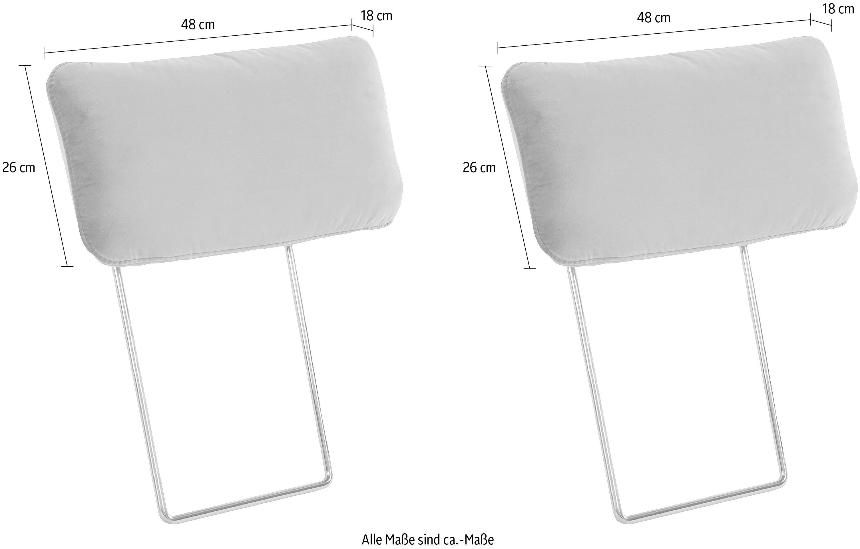 (2 St), Style 2 Kopfstütze Stück of im Set Places Costello,
