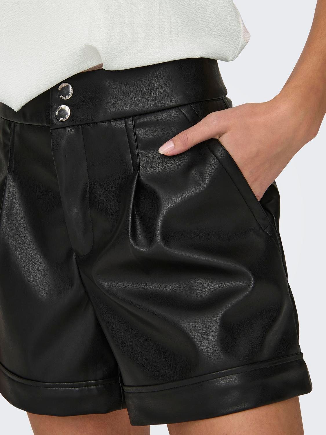 ONLY Shorts ONLIZARA HW FAUX LEATHER günstig online kaufen