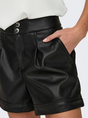 ONLY Shorts ONLIZARA HW FAUX LEATHER SHORTS PNT