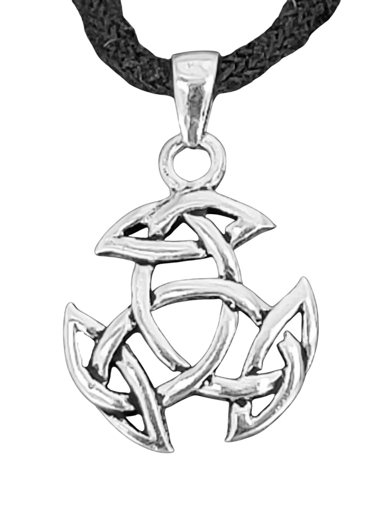 Kiss of Leather Kettenanhänger Keltischer Knoten Anhänger 925 Silber keltisch Kelten