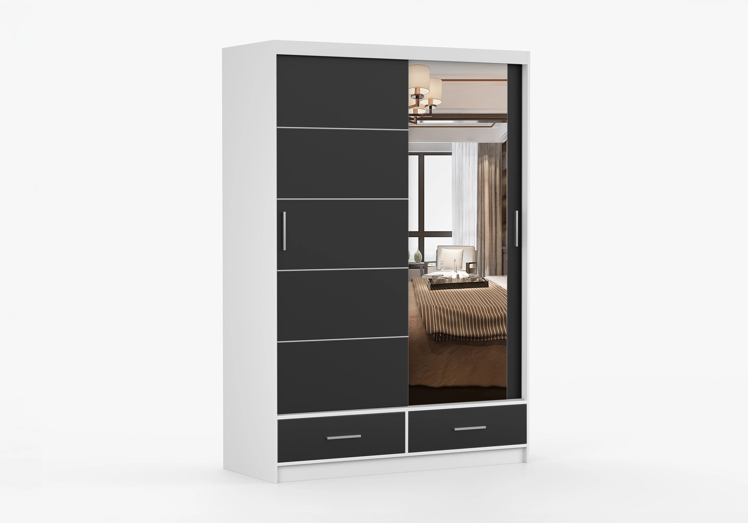 imoebel24 Schwebetürenschrank FLORENCE 150 cm - günstig online kaufen