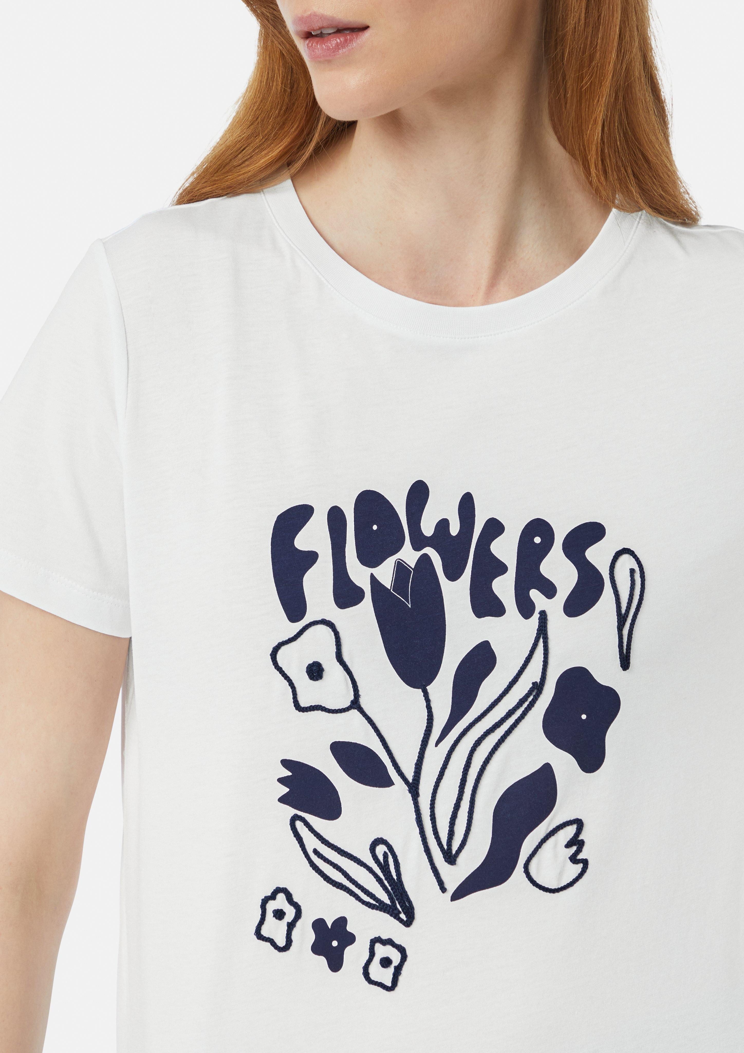 comma casual identity Kurzarmshirt T-Shirt mit günstig online kaufen