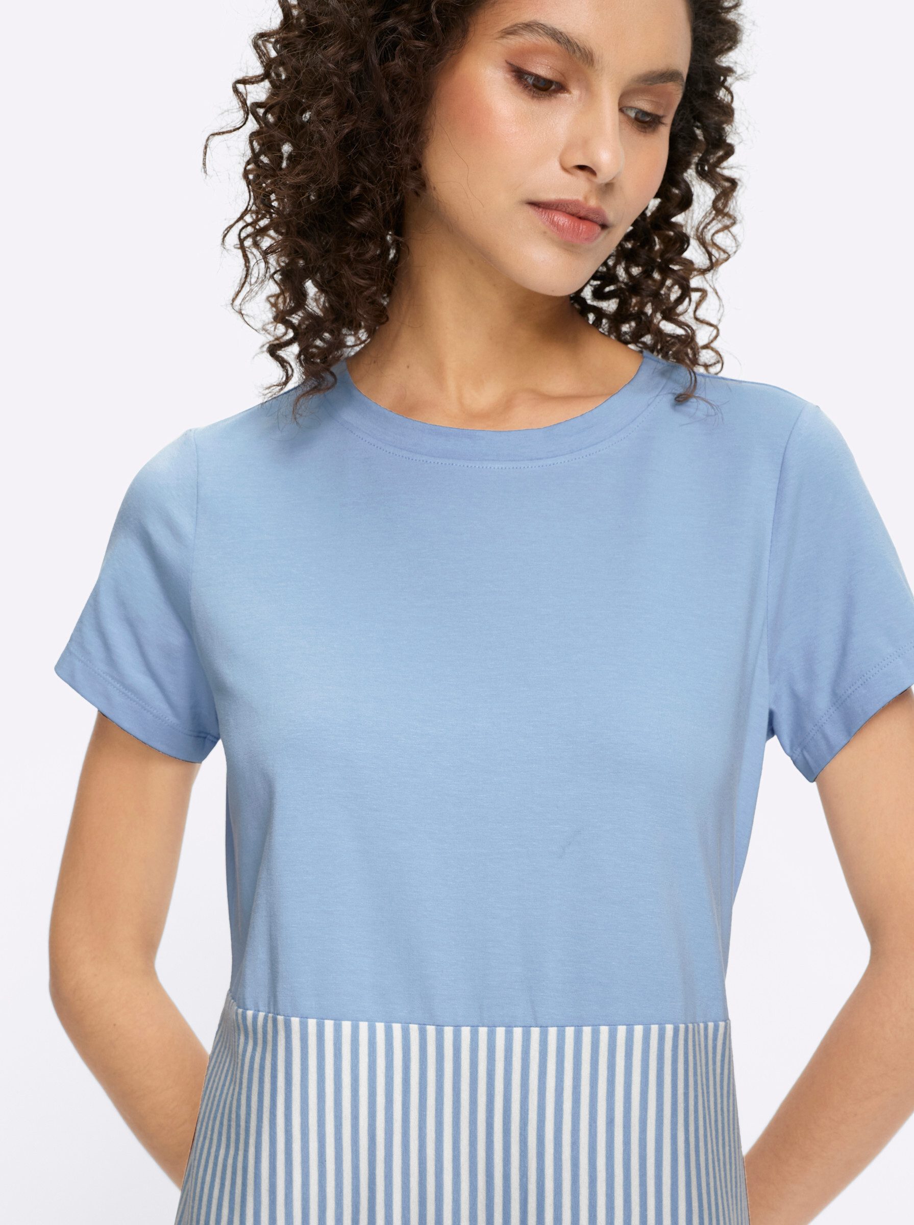 heine Jerseykleid Jersey-Kleid Kurzarm