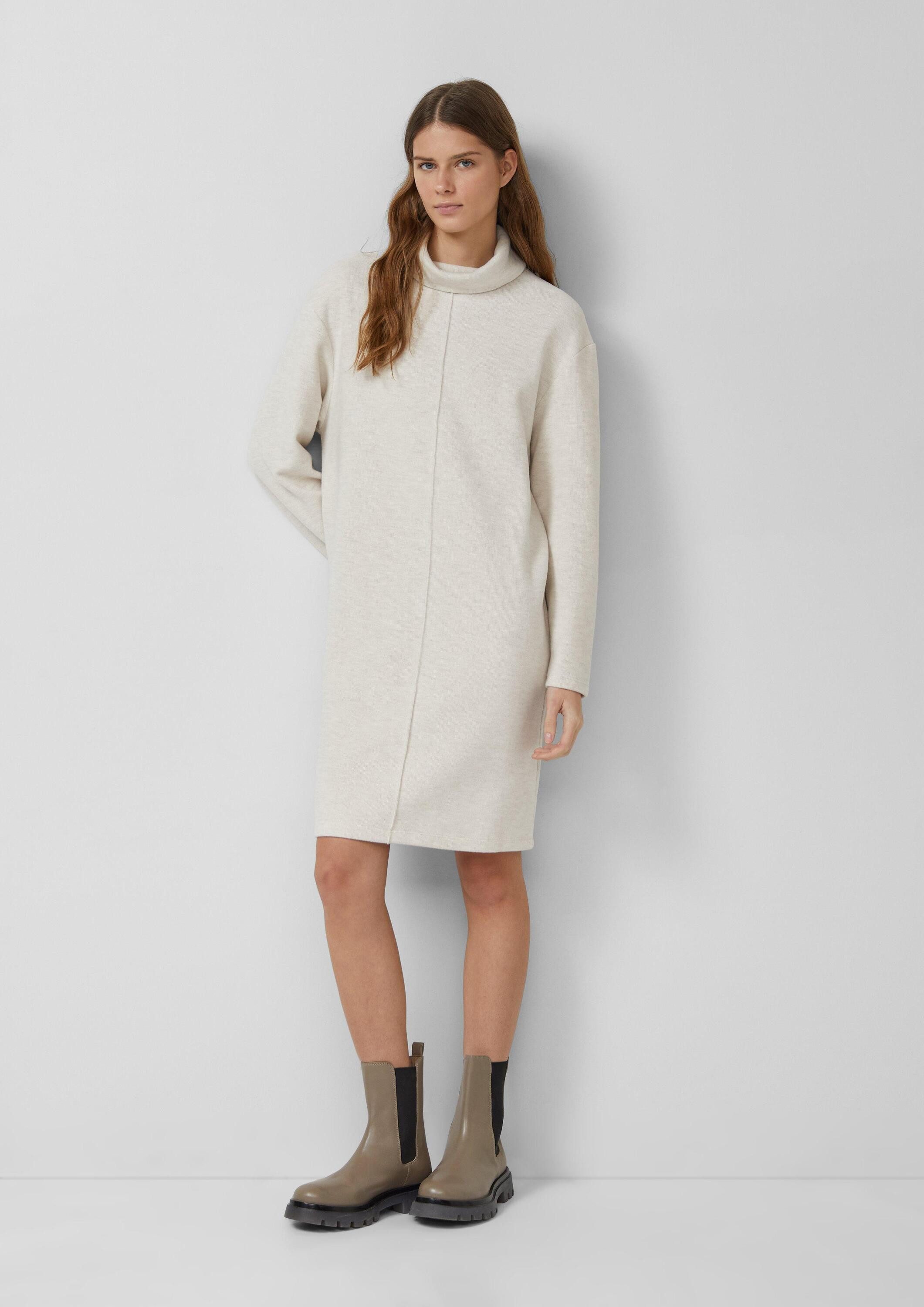 s.Oliver Minikleid Kleid Weiches Jerseykleid mit Rollkragen