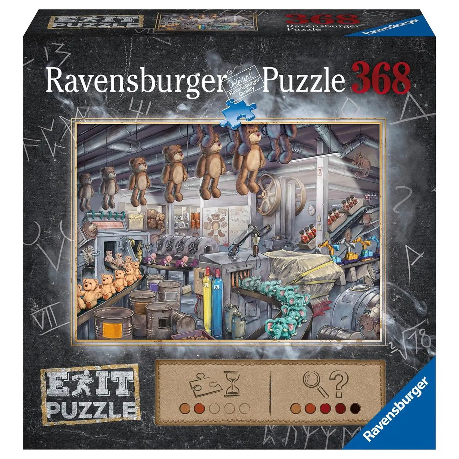 Ravensburger Puzzle Ravensburger Exit Puzzle 16484 In der Spielzeugfabrik 368 Teile, 368 Puzzleteile