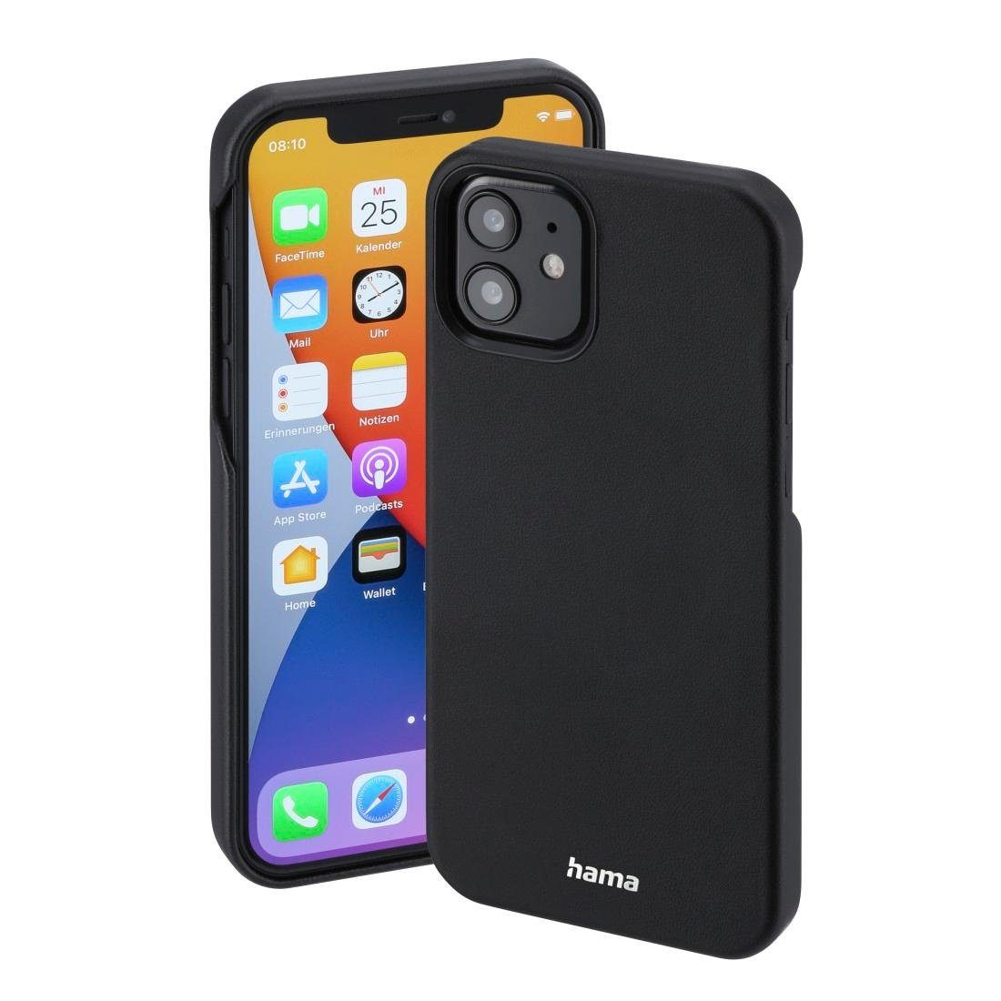 Hama SmartphoneHülle Handyhülle f. Apple iPhone 12 mini Wireless Charging f. Apple MagSafe, Mit