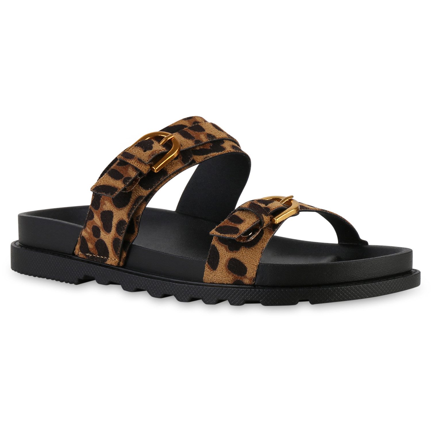 VAN HILL 841594 Pantolette Damen Pantoletten Sandalen Bequeme Schnallen Pro günstig online kaufen