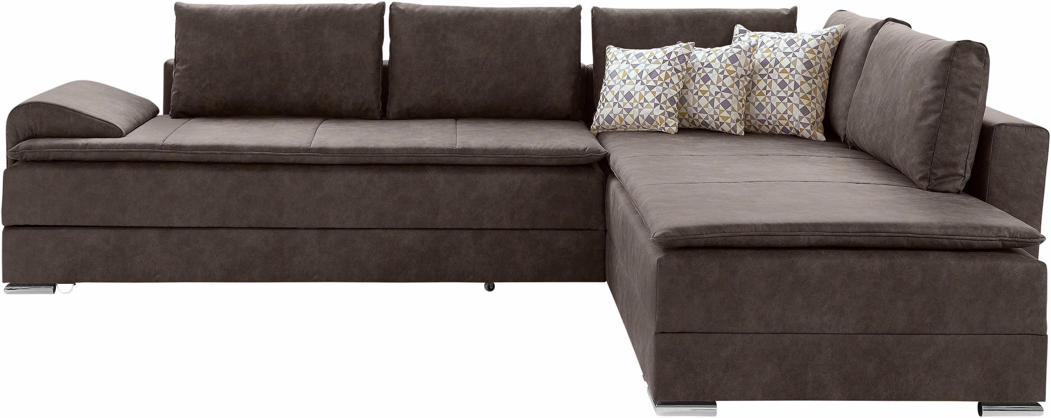 INOSIGN Ecksofa "Night & Day L-Form, B: 324 cm", mit Bettfunktion, Bettkast günstig online kaufen
