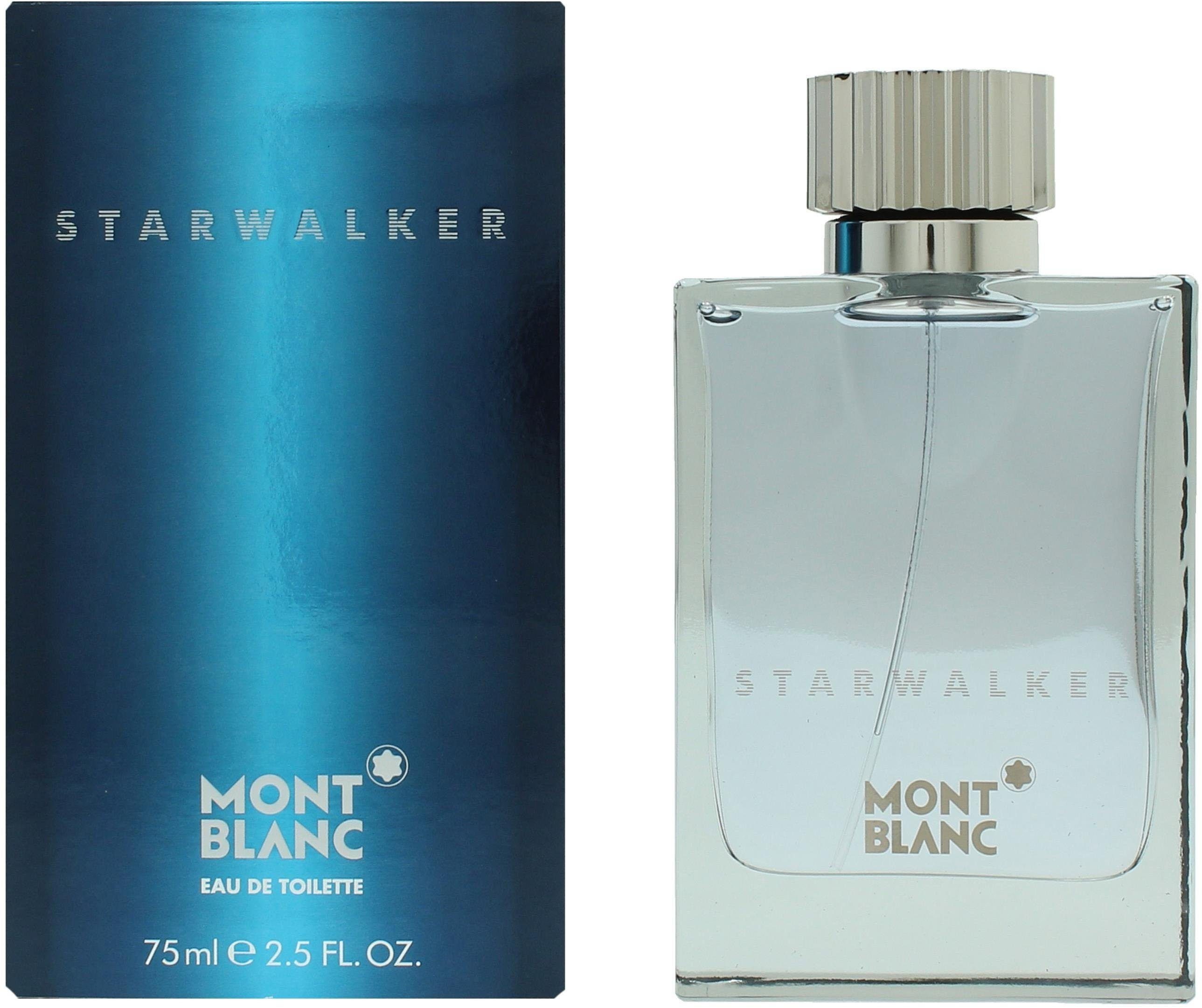 MONTBLANC Eau de Toilette Starwalker, Holziger Duft mit Mandarine, Sandelholz, Moschus, Ingwer und Amber.