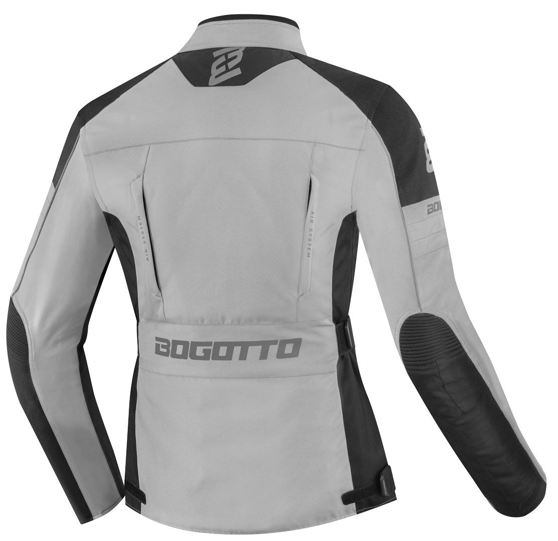 Bogotto Motorradjacke Tampar Tour wasserdichte Damen Motorrad Textiljacke Verbindungsreißverschluss,Ellenbogenprotektoren enthalten,herausn
