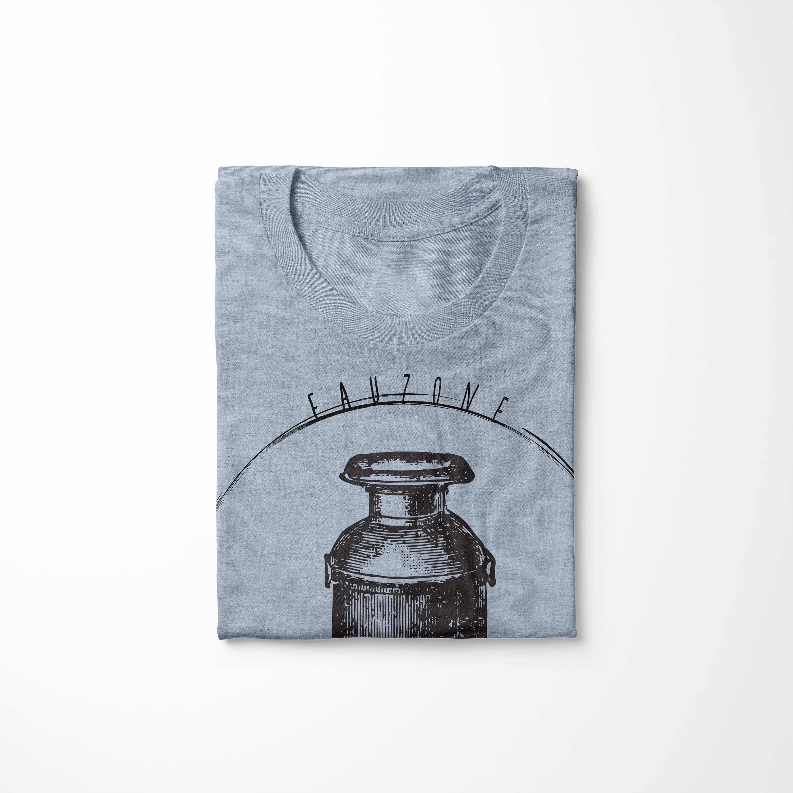 Denim Sinus Art Herren Stonewash Milchkanne T-Shirt T-Shirt Vintage