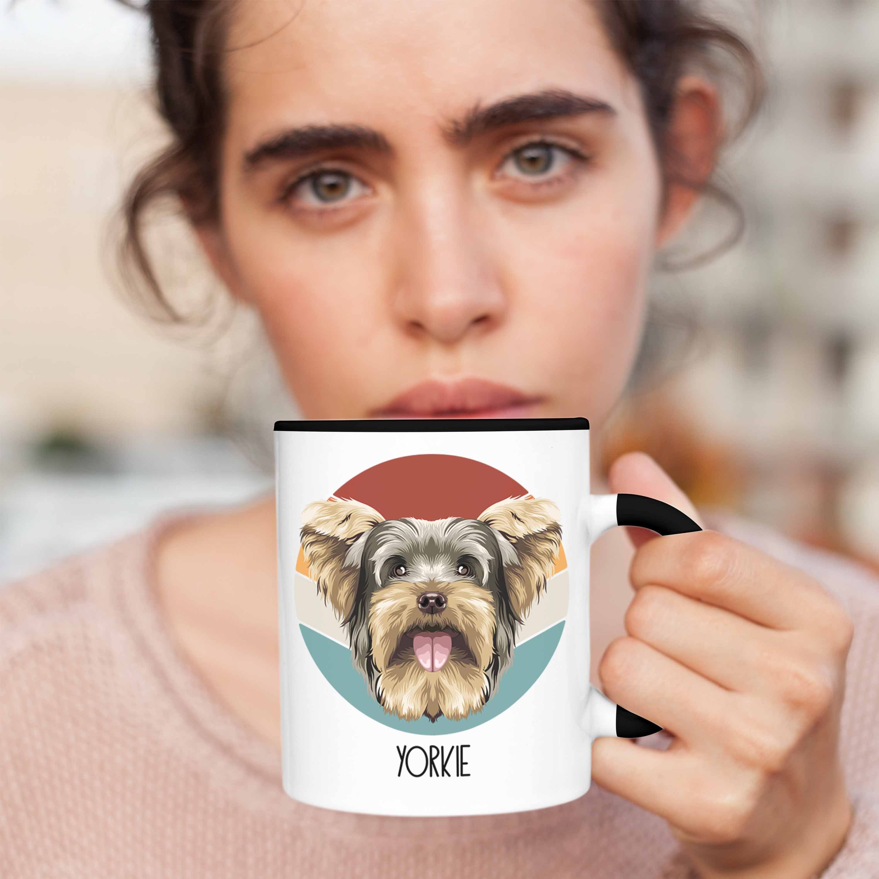 Geschenkidee Mam Geschenk Lustiger Tasse Yorkie Spruch Trendation Schwarz Yorkie Besitzer Tasse