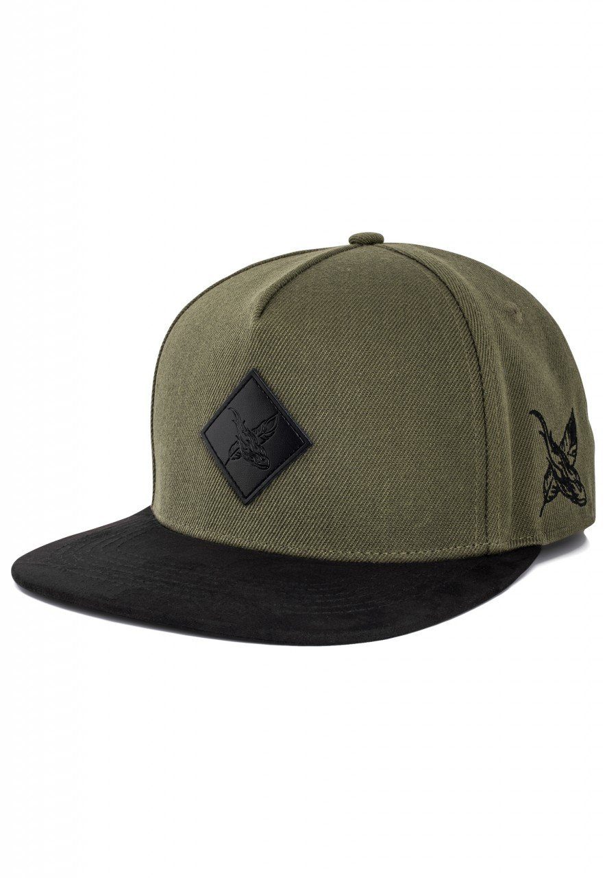 Blackskies Snapback Cap Port Louis Snapback Cap - Olive-Schwarz