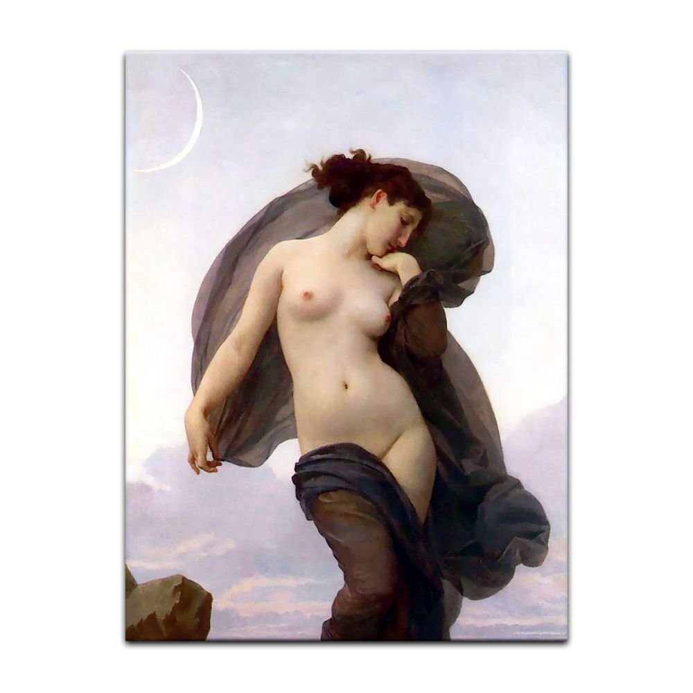 Bilderdepot24 Leinwandbild Alte Meister - William-Adolphe Bouguereau - Abendstimmung, Menschen