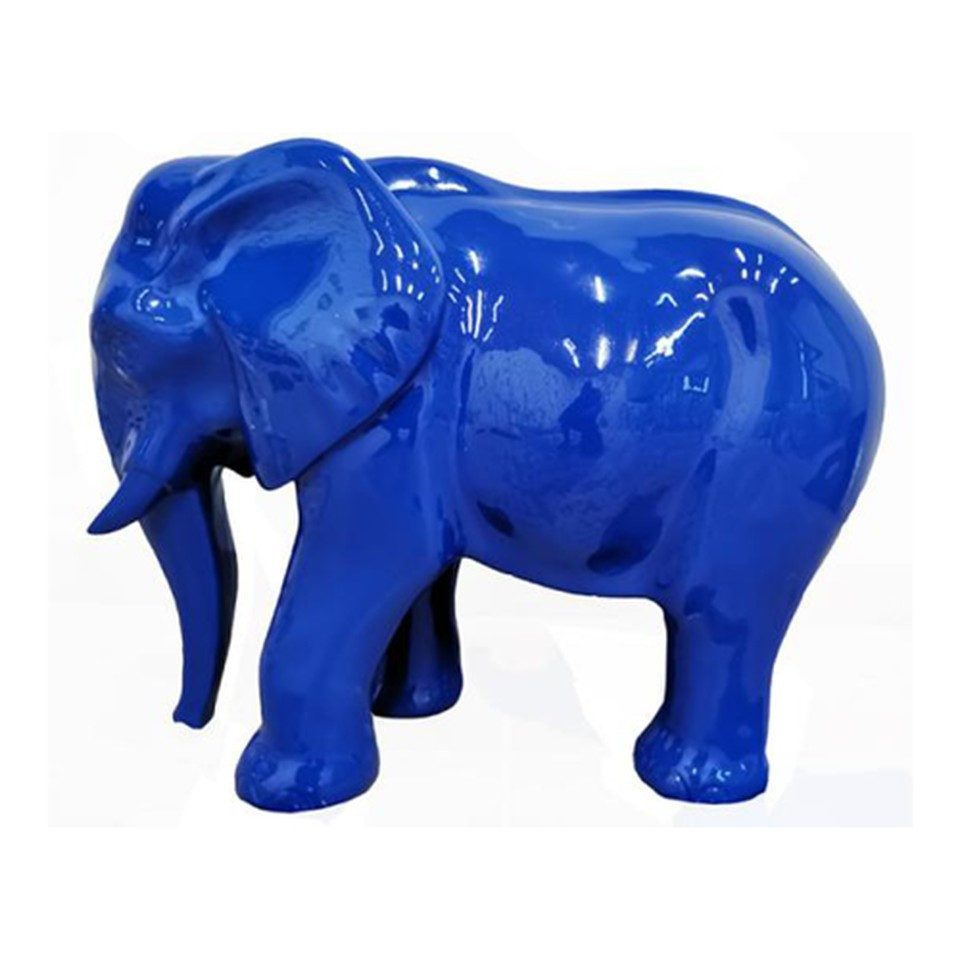Xlmoebel Dekofigur Abstrakte Elefant Skulptur Deko Design Statue bunt Garten (Abstrakte Elefant Skulptur), Made in Europa
