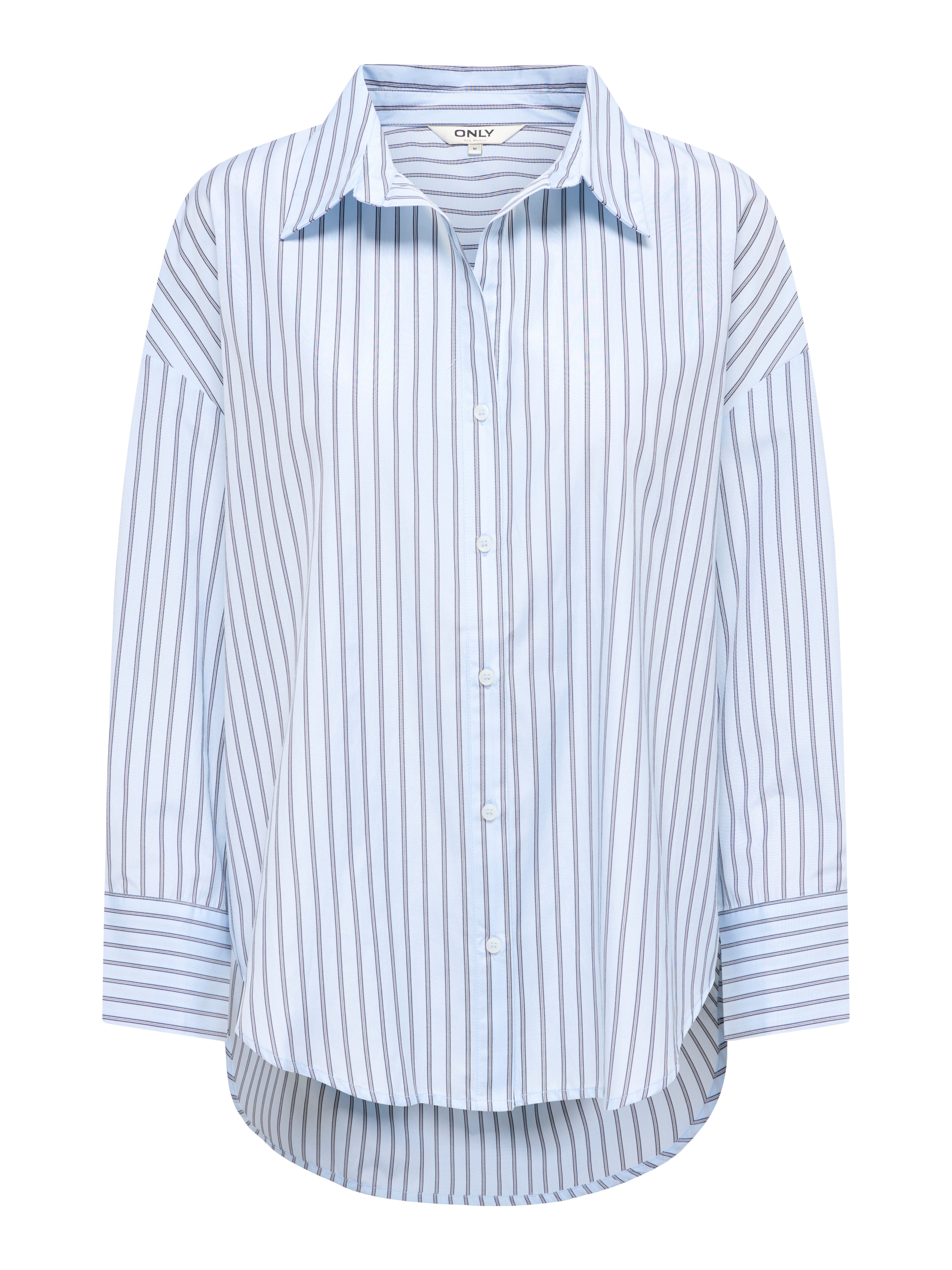 ONLY Hemdbluse ONLOREGON ALVA LS REG SHIRT NOOS WVN Materialmix, regular fit