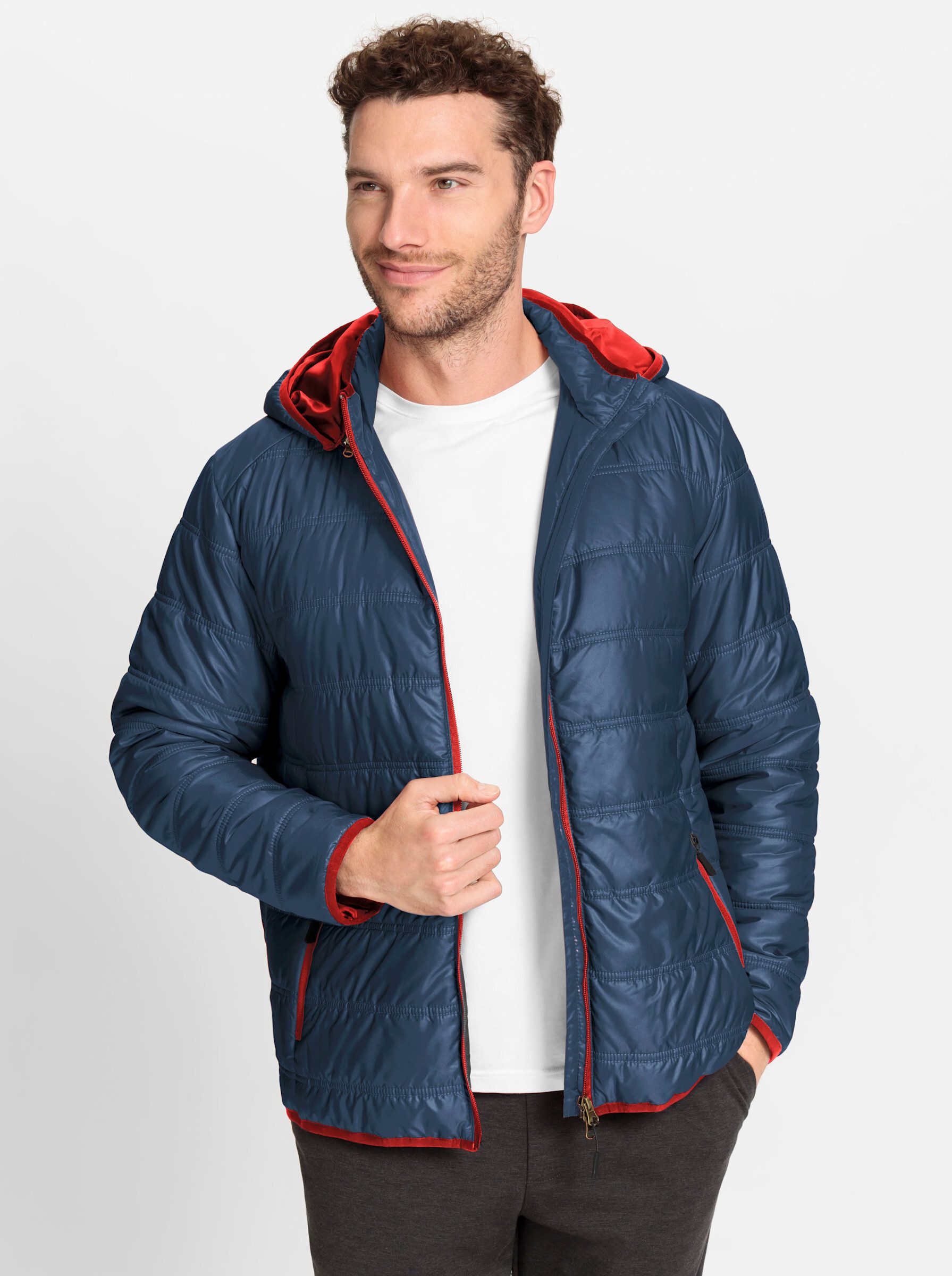 Trainingsjacke Steppjacke Langarm