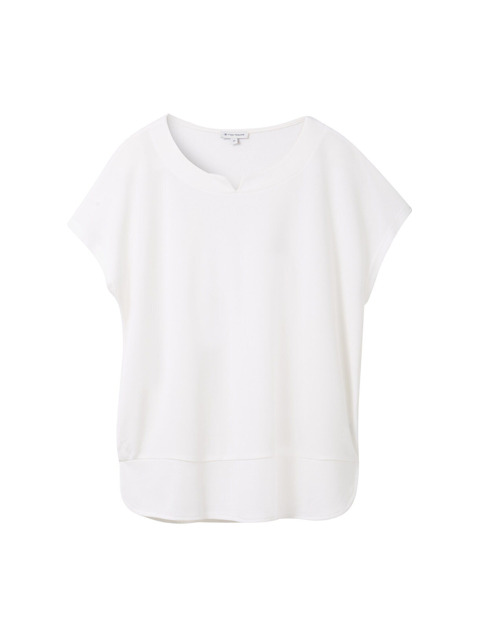 TOM TAILOR T-Shirt T-Shirt aus Materialmix günstig online kaufen