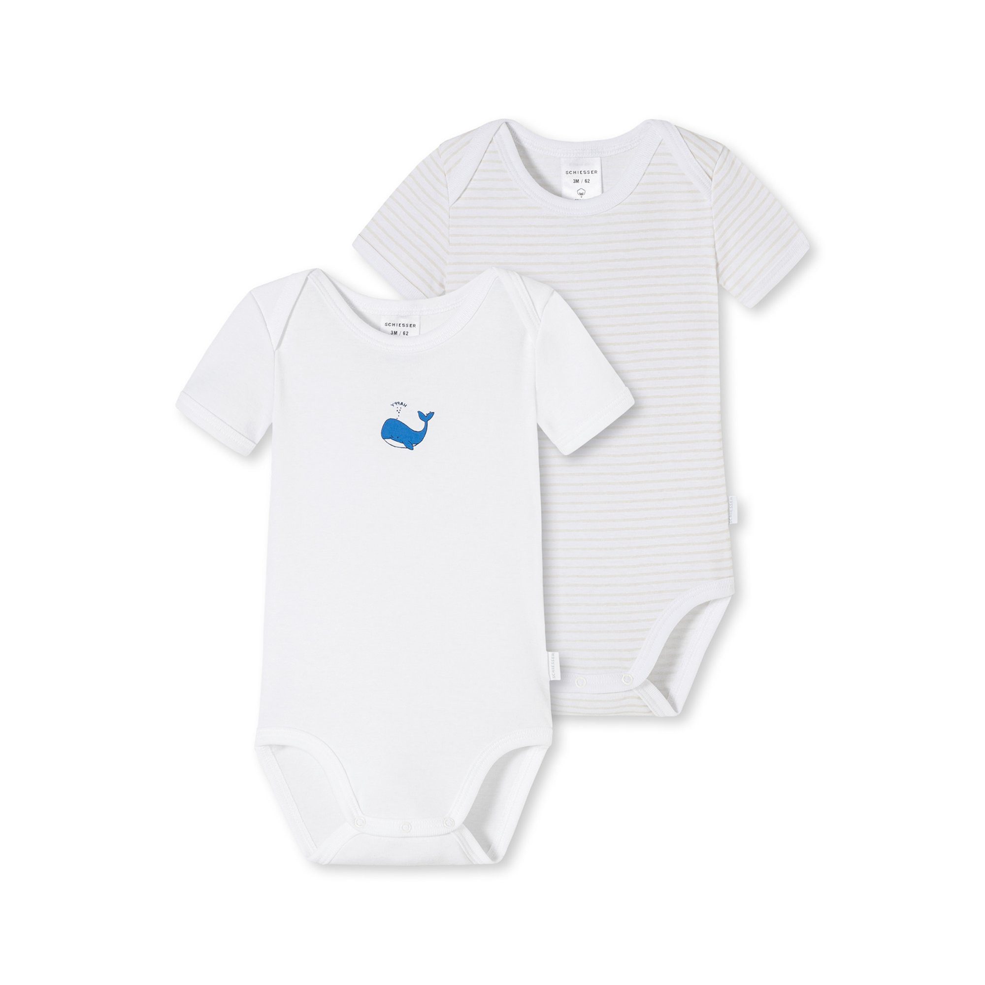 Strampler Unisex Strampler 2er Pack Baumwolle