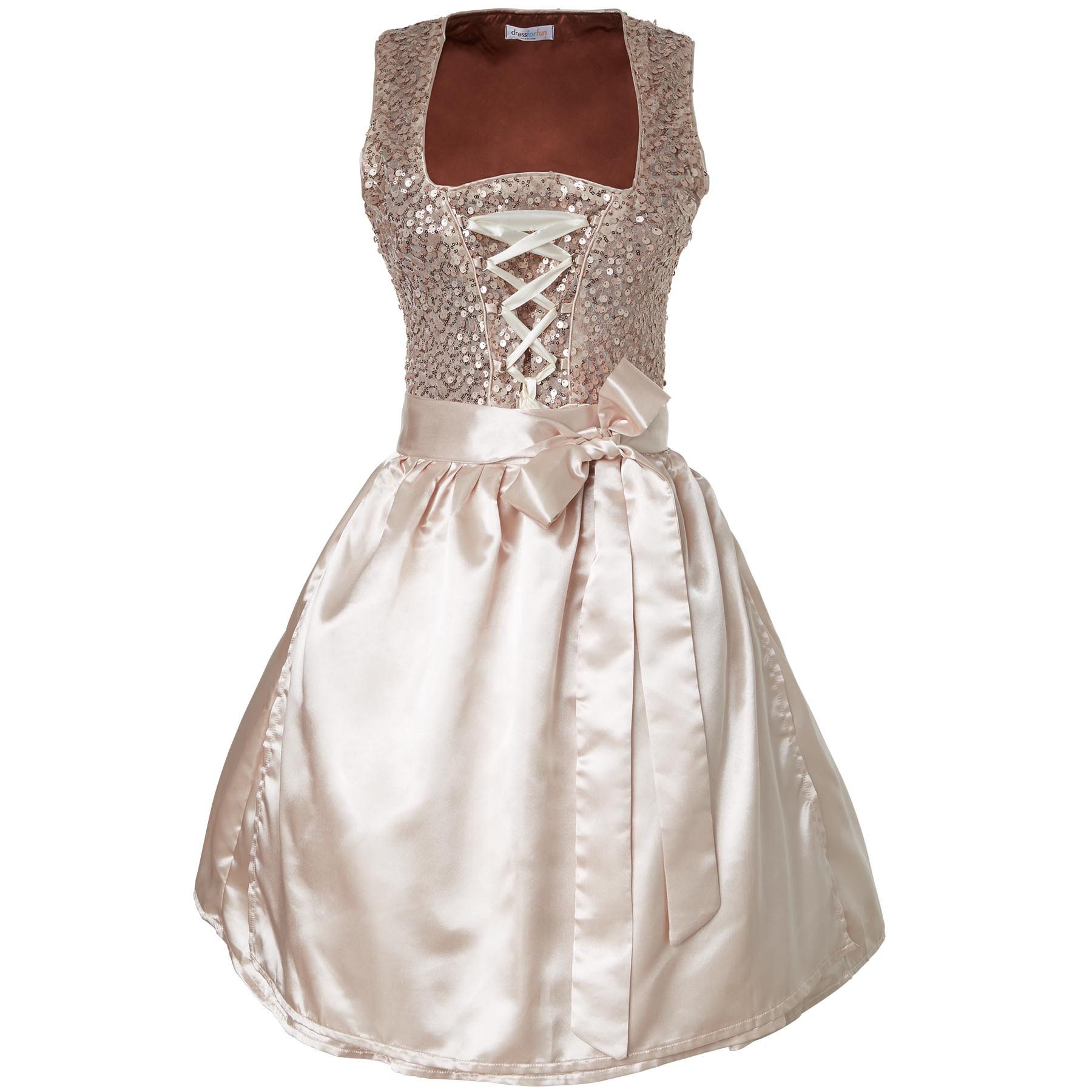 dressforfun Dirndl Frauenkostüm Mini-Dirndl Burgau Modell günstig online kaufen