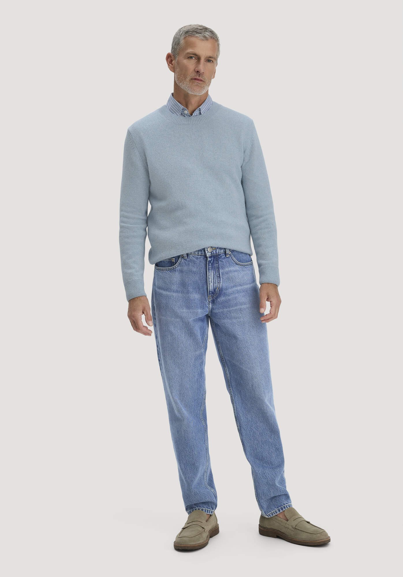 Hessnatur Bequeme Jeans aus reinem Bio-Denim (1-tlg) aus reinem Bio-Denim