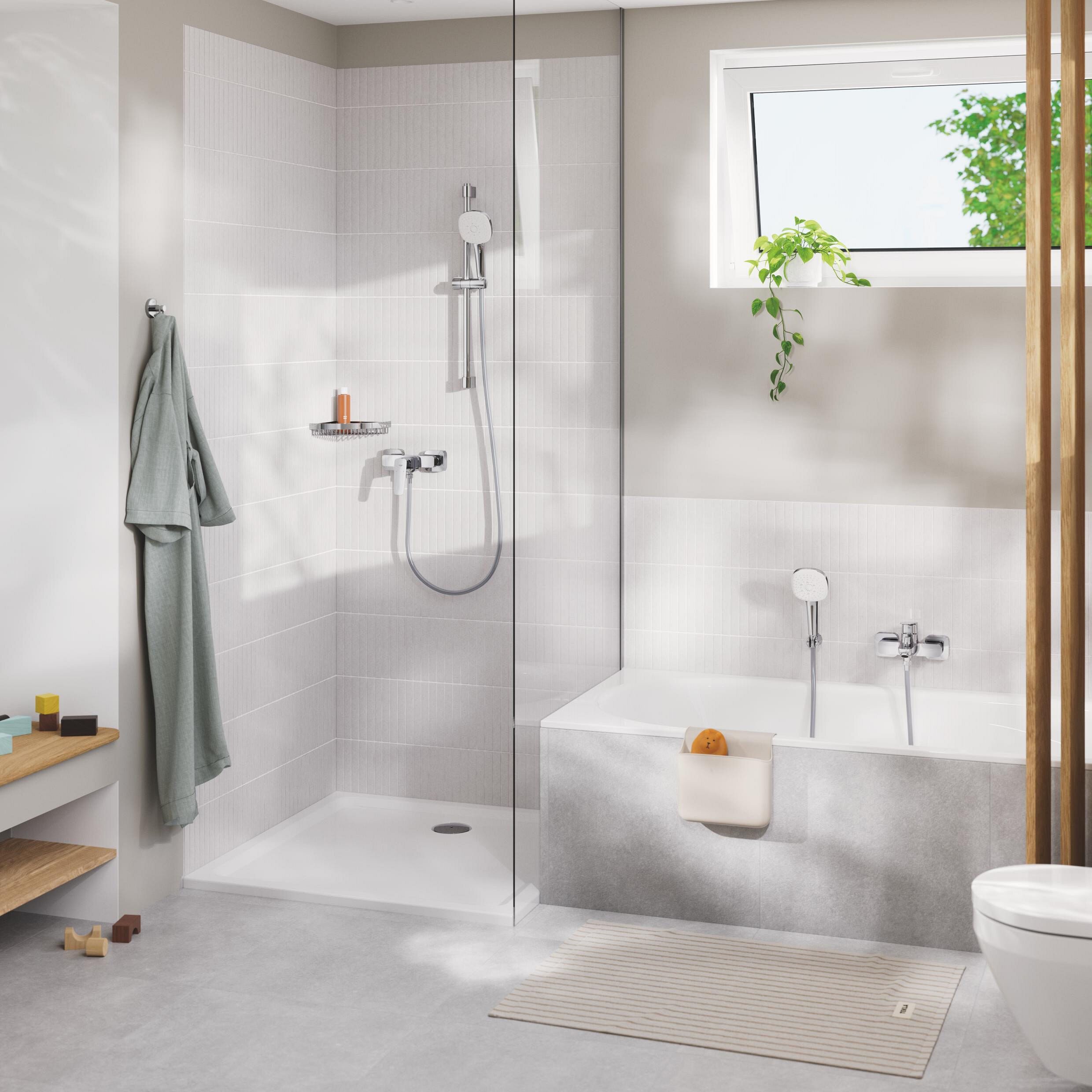 Grohe Duscharmatur Cubeo Einhand-Brausebatterie - Chrom