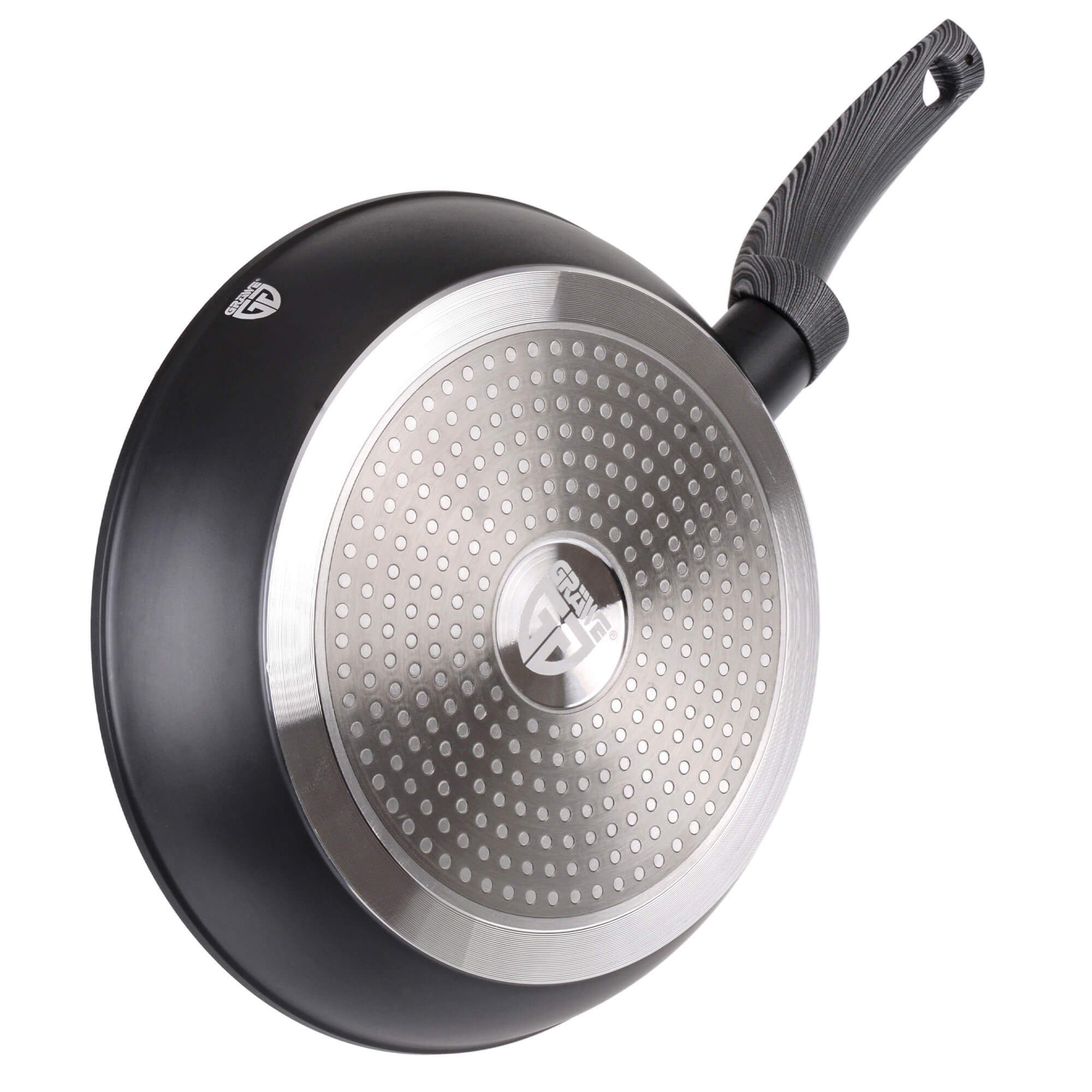GRÄWE Bratpfanne GRÄWE Aluminium-Pfannenset, Ø 20 cm, Ø 24 cm, Ø 28 cm, beschichtet – Bild 3 von 5