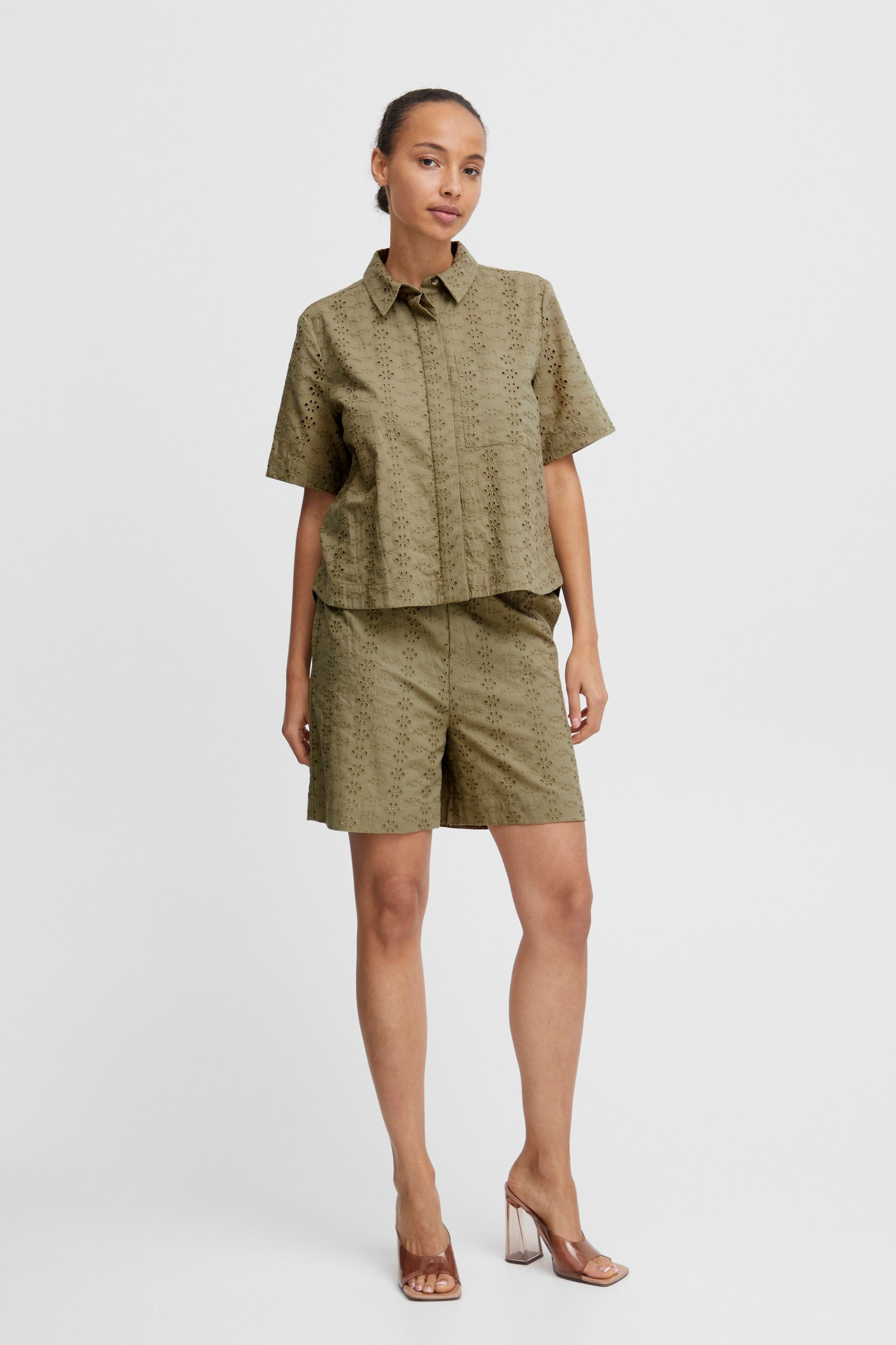 b.young Kurzarmbluse BYFENNI CROPPED BLOUSE - günstig online kaufen