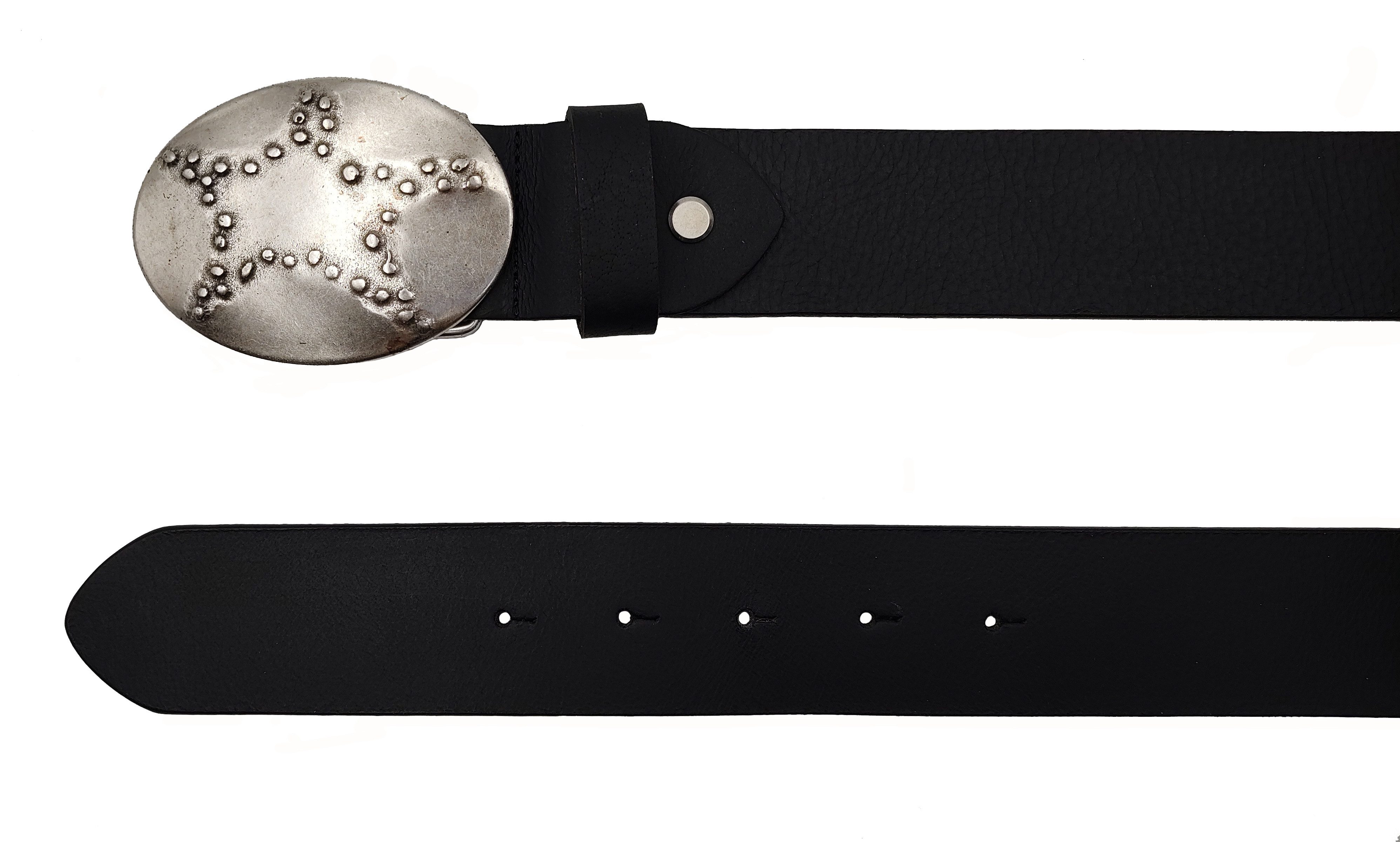 Cassandra Accessoires Ledergürtel mit Sternmotiv-Schließe MADE günstig online kaufen