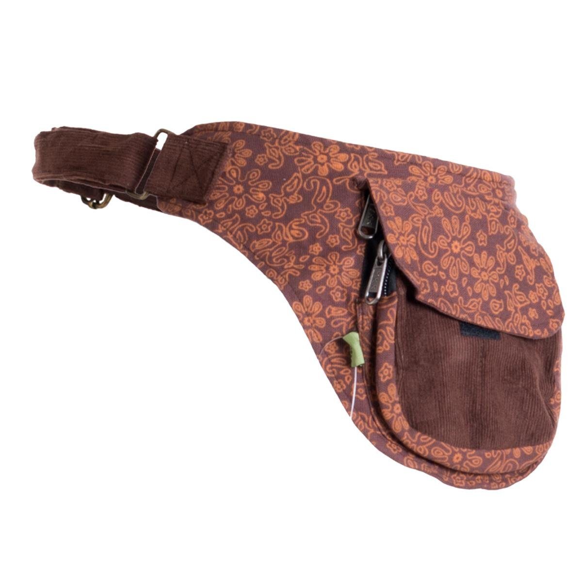 Alsino Bauchtasche Unisex - Bunte Festival-Tasche Mit Reißverschluss